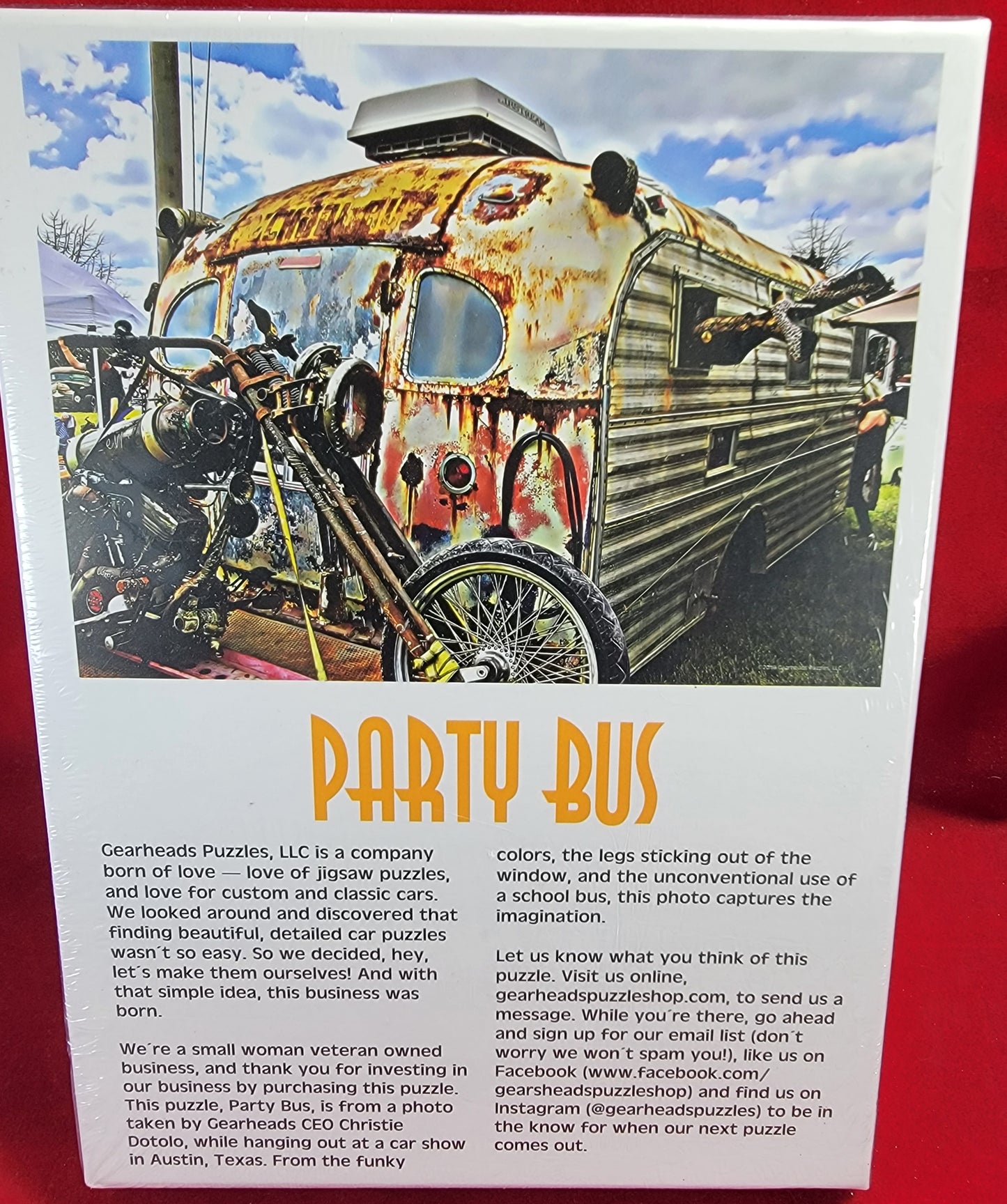 Party bus 500 piece jigsaw puzzle (nib)