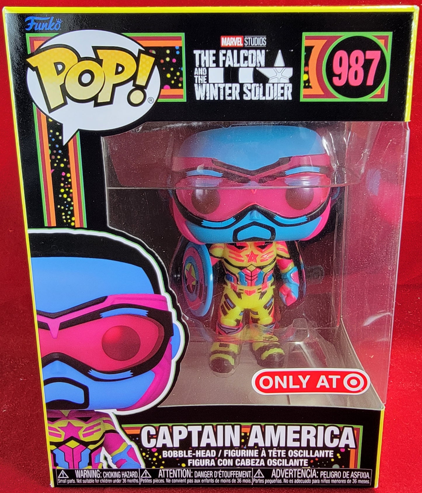 Black Light captain america target exclusive 987 (nib)