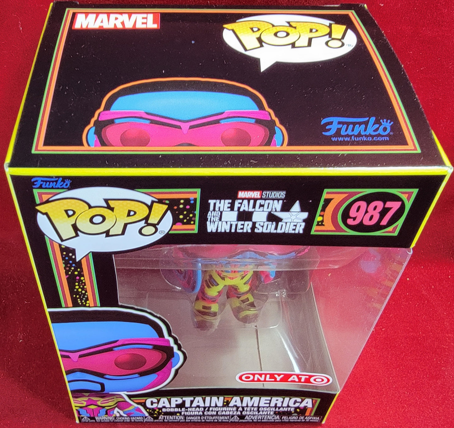 Black Light captain america target exclusive 987 (nib)