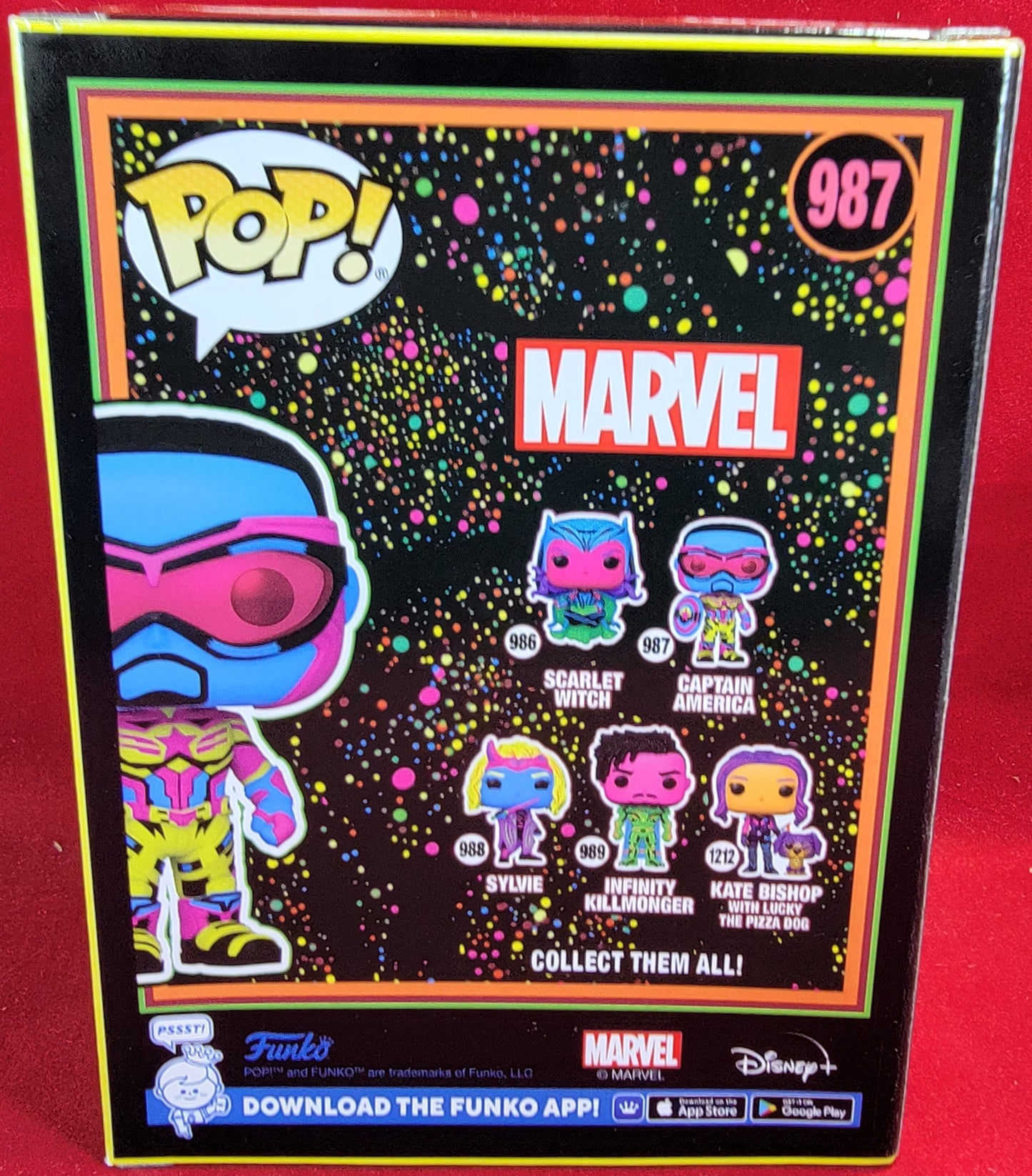 Black Light captain america target exclusive 987 (nib)