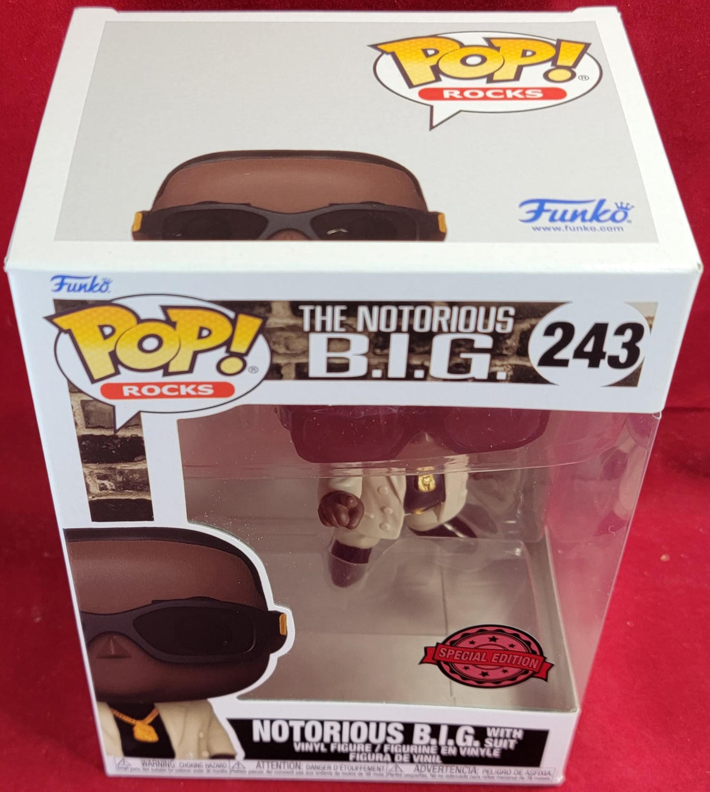Notorious b.i.g. exclusive funko # 243 (nib)