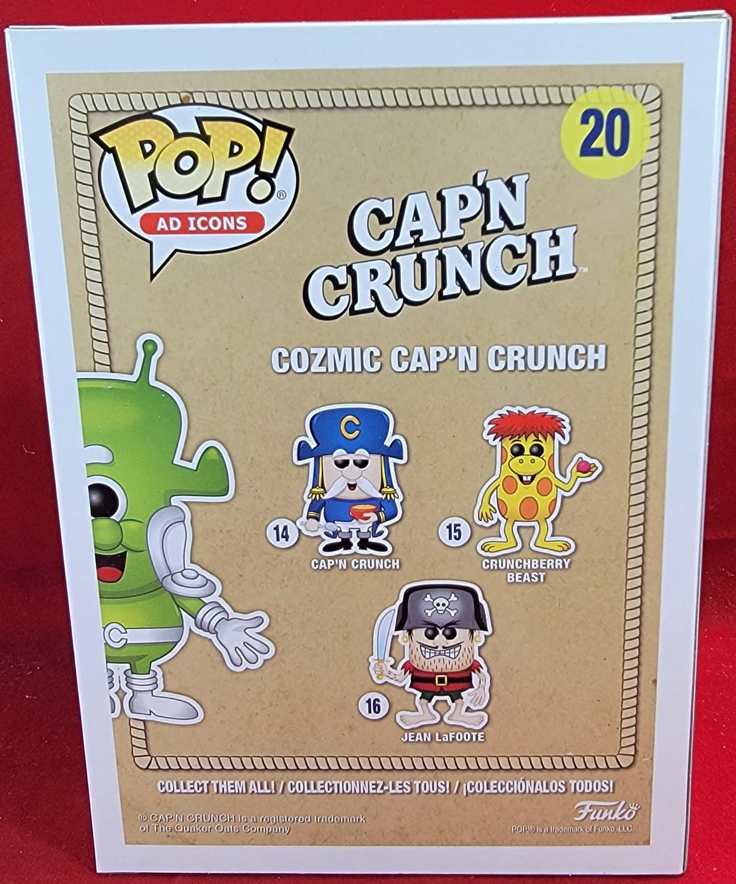 Cozmic cap'n crunch funko exclusive # 20 funko (nib)