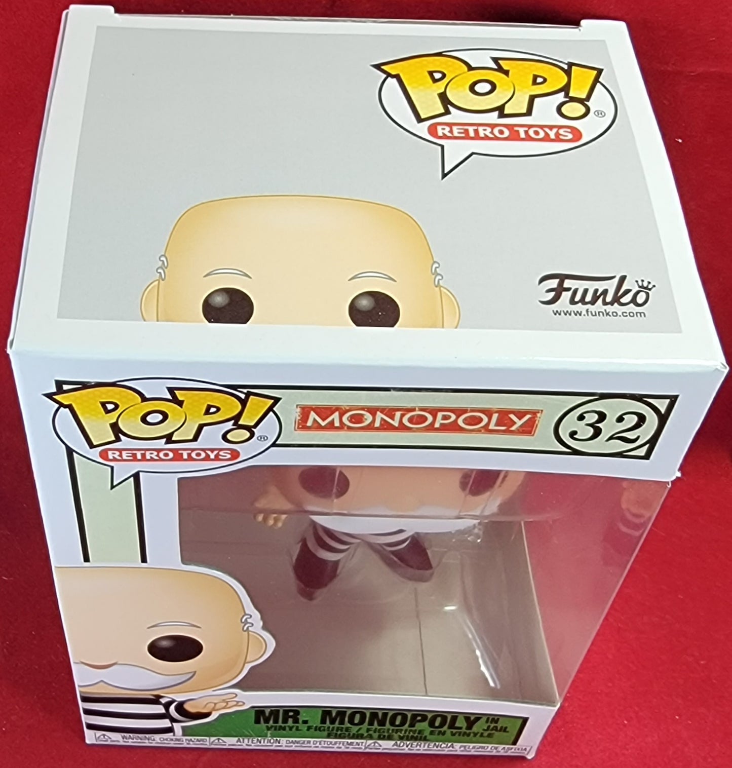Mr. monopoly in jail funko # 32 (nib)