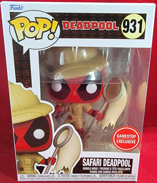 Safari deadpool gamestop exclusive funko 931 (nib)
