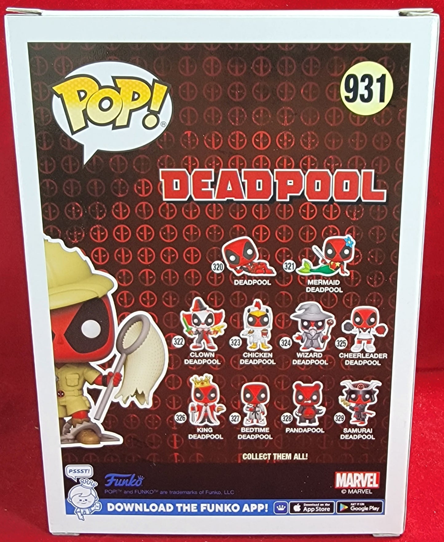 Safari deadpool gamestop exclusive funko 931 (nib)