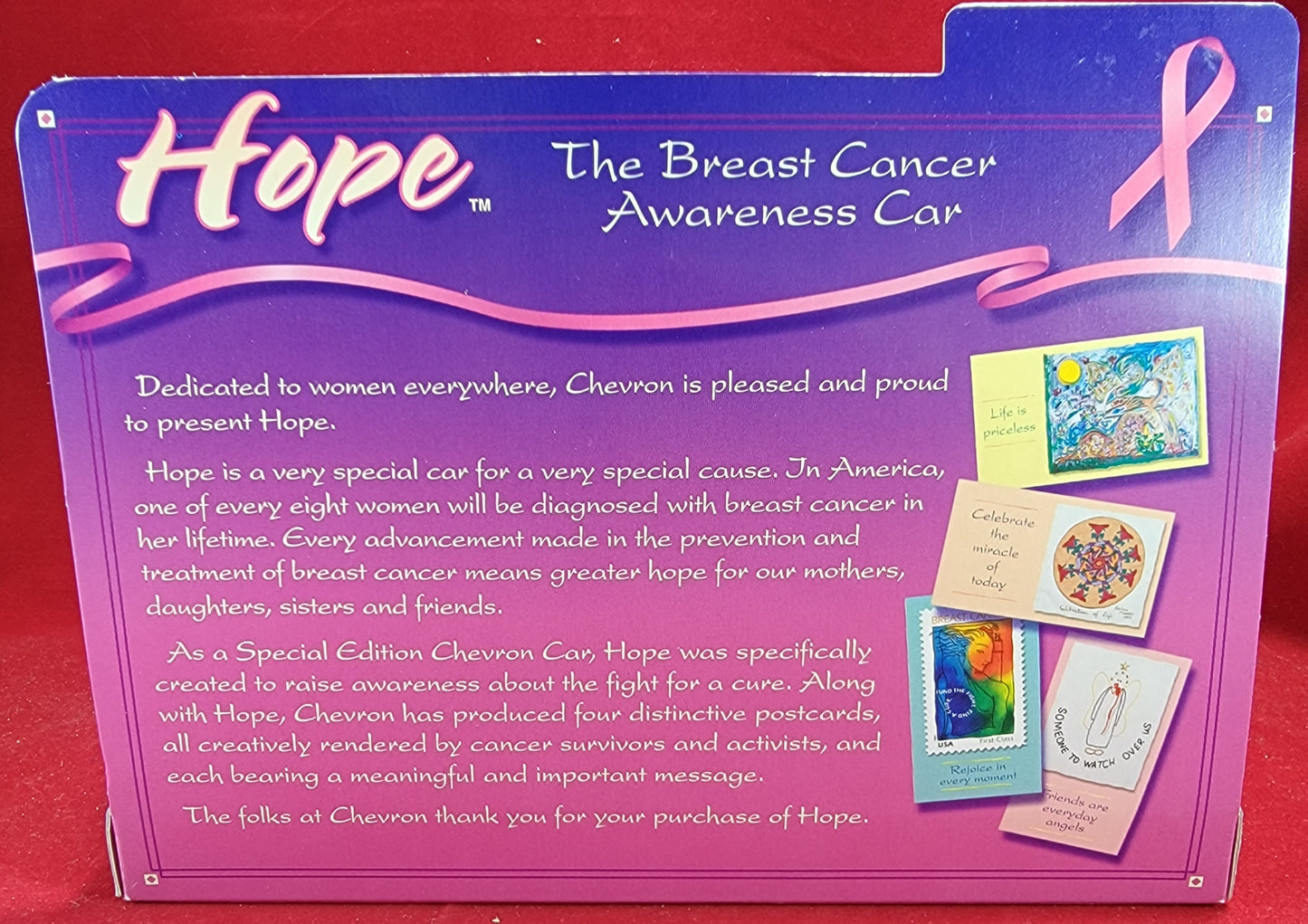 The chevron cars hope 2001 (nib)