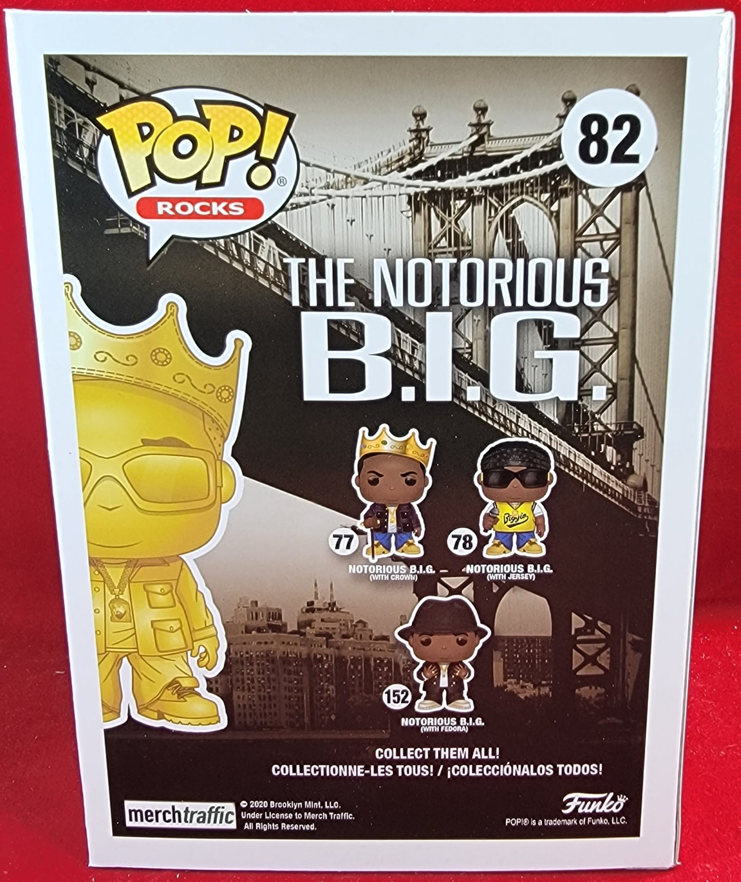 Notorious b.i.g. toy Tokyo exclusive funko # 82 (nib)