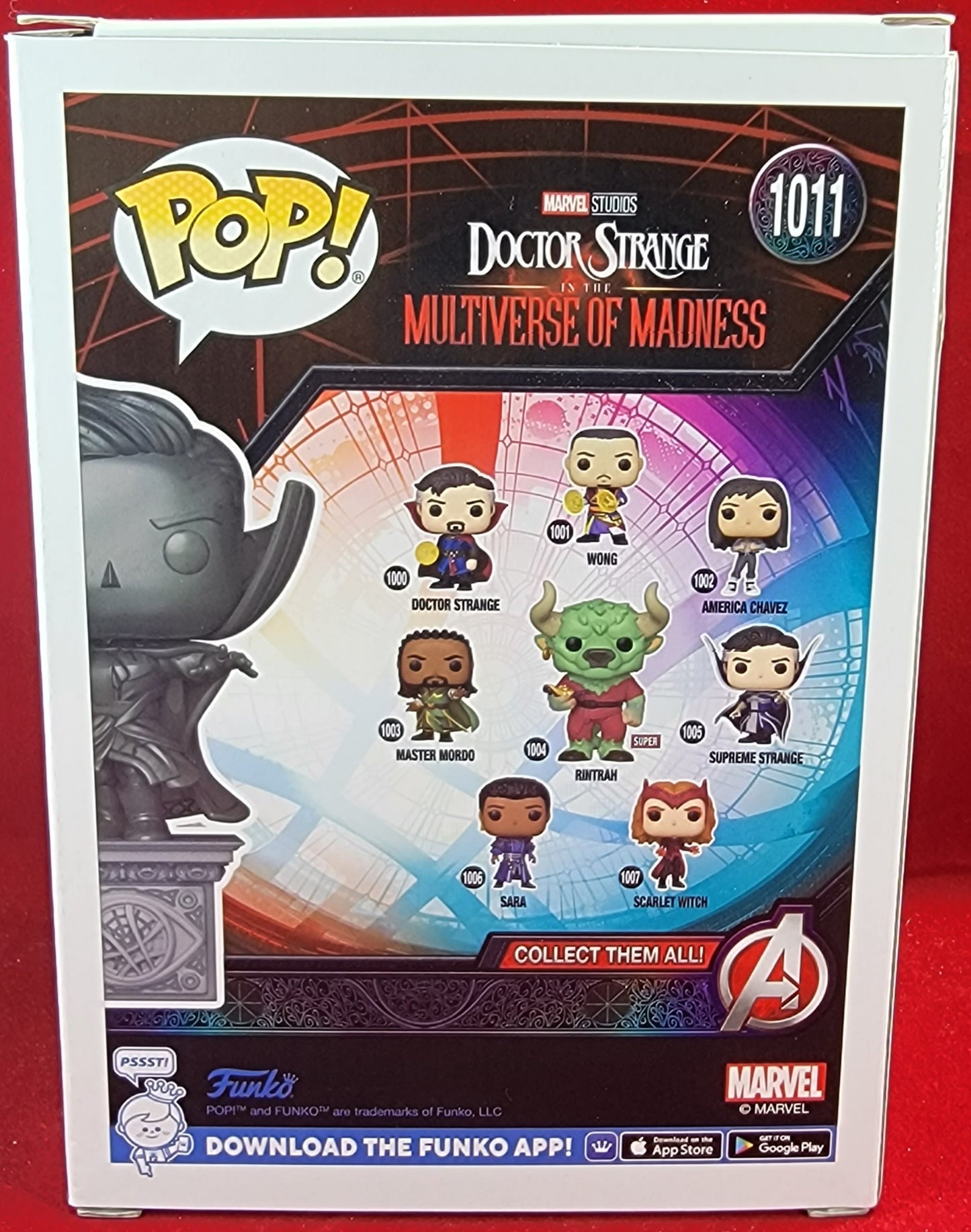 Supreme strange statue marvel collection corps funko # 1101 (nib)