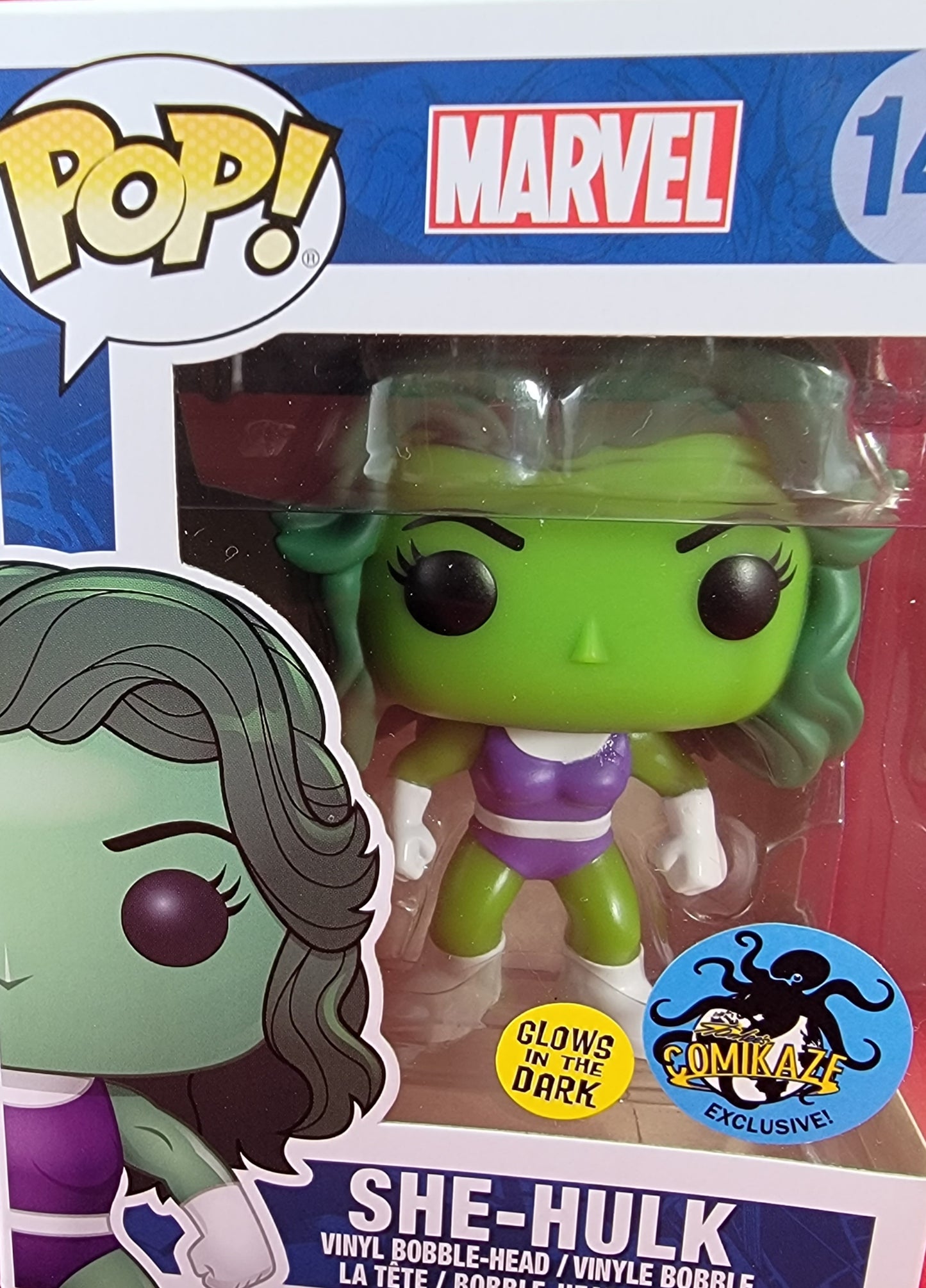 She-hulk comikaze funko exclusive # 147 (nib)