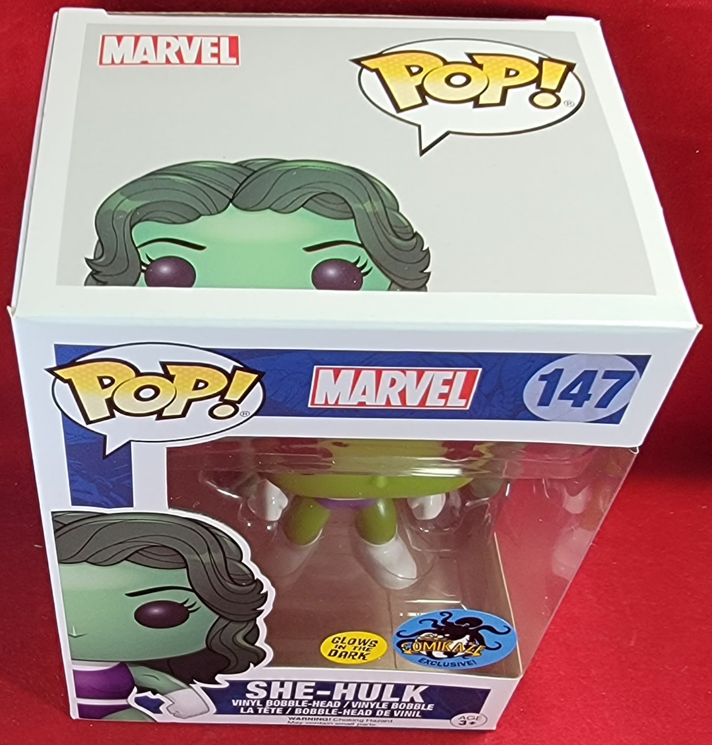 She-hulk comikaze funko exclusive # 147 (nib)