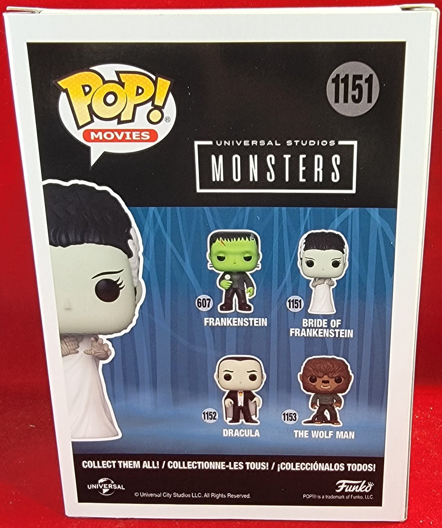 Bride of frankenstein figure and funko pop (NIB)