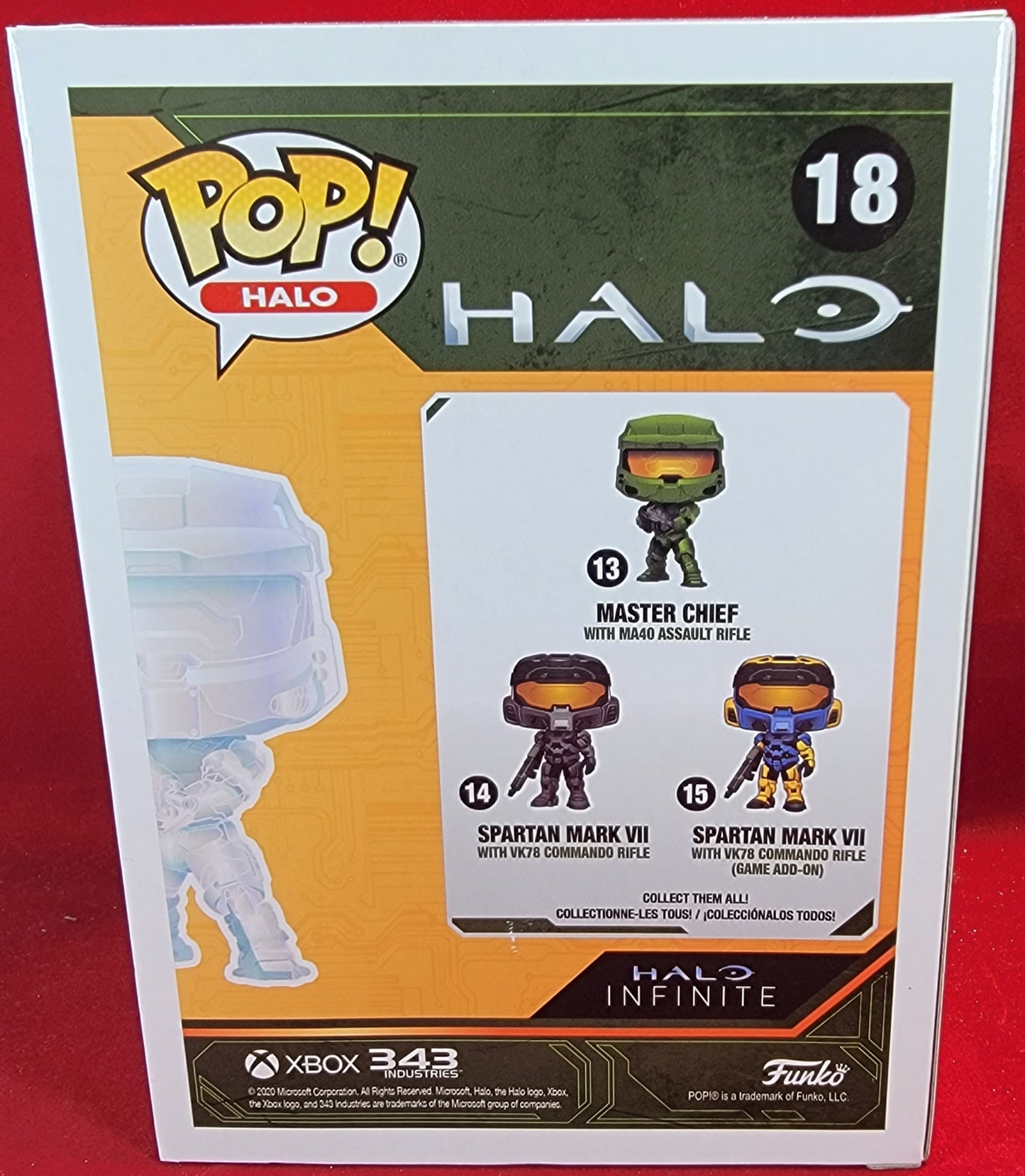 Master chief target exclusive funko # 18 (nib)
