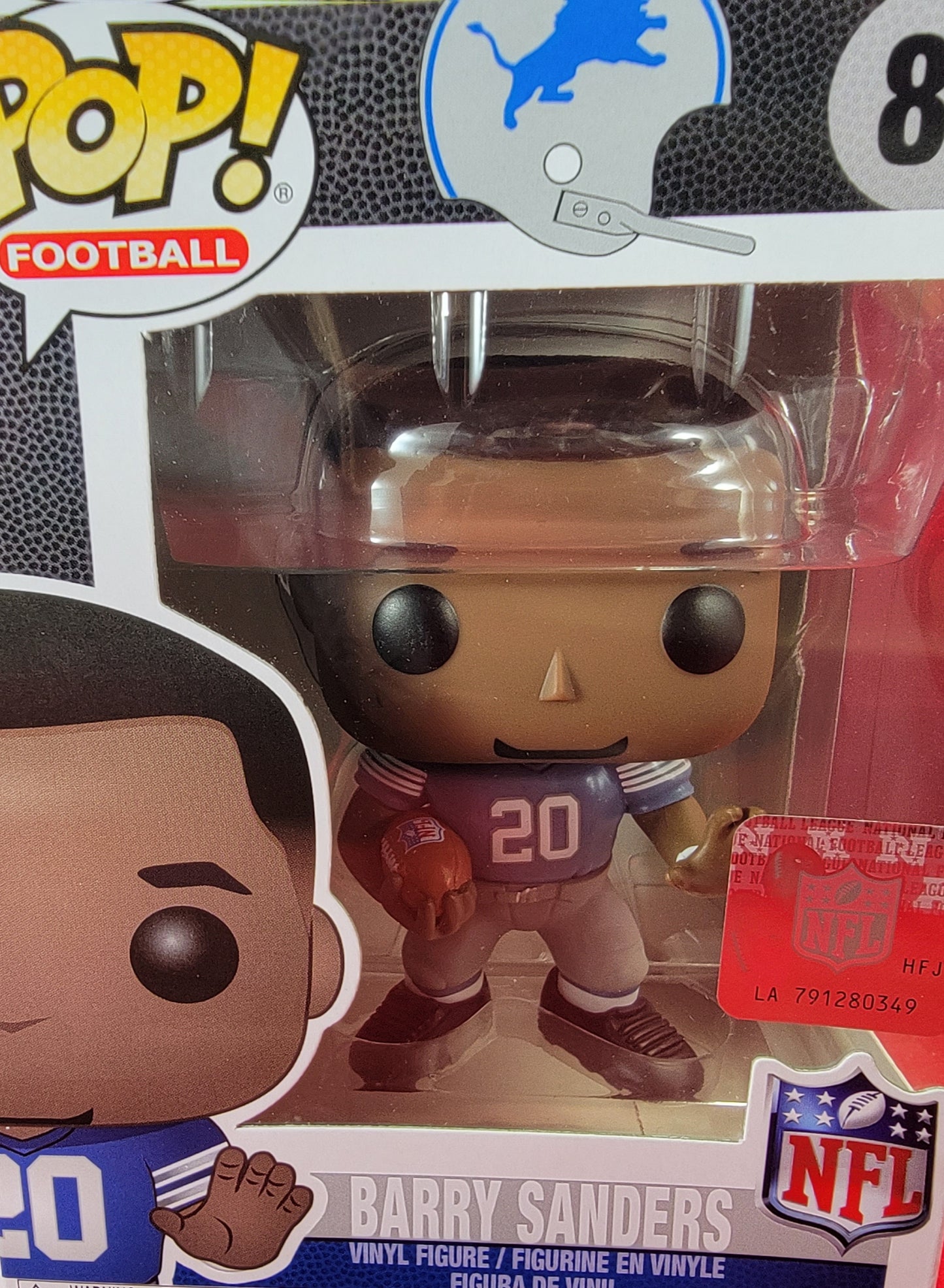Barry sanders funko # 81 (nib)