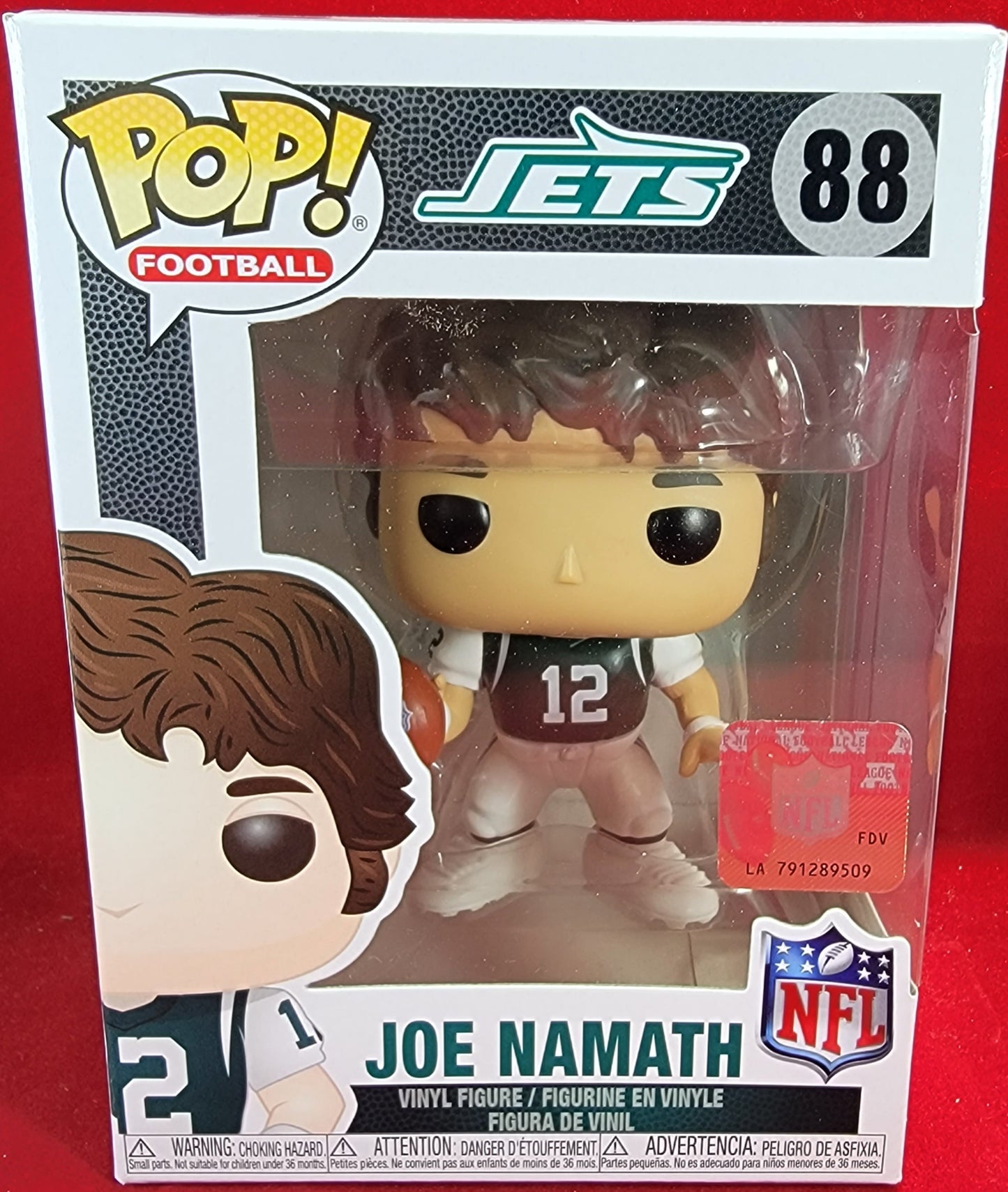 Joe Namatha funko # 88 (nib)