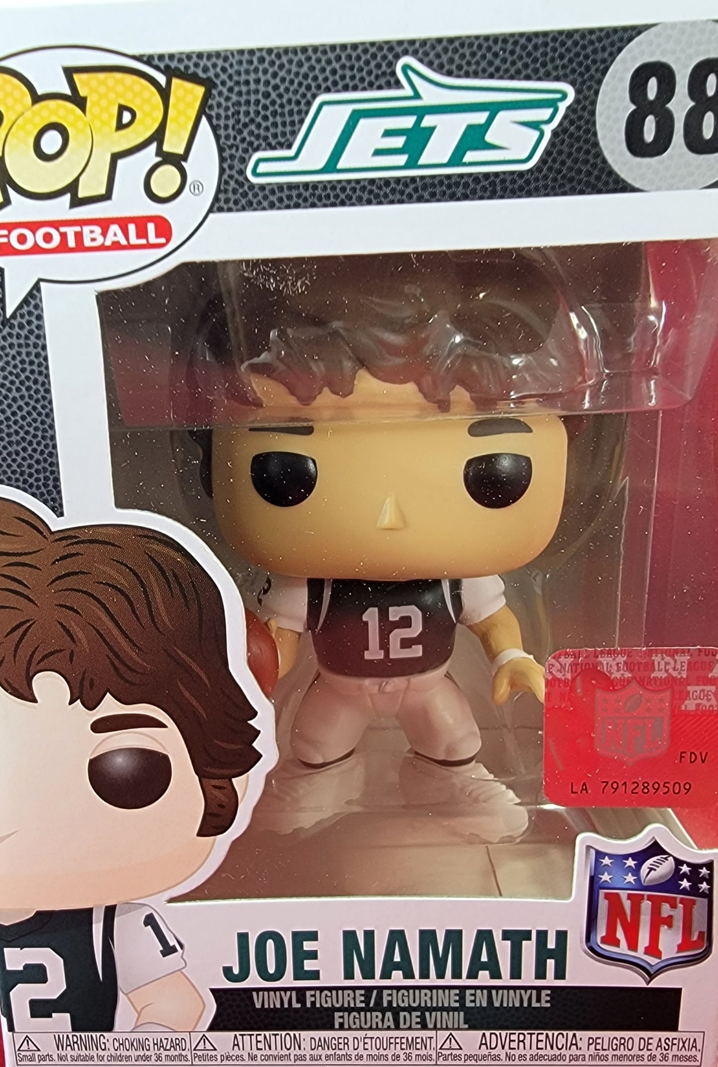 Joe Namatha funko # 88 (nib)
