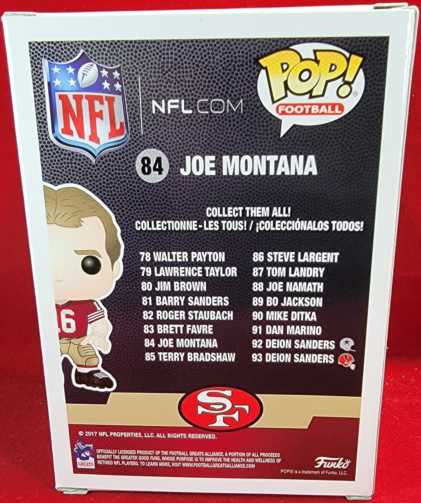 Joe montana funko # 84 (nib)