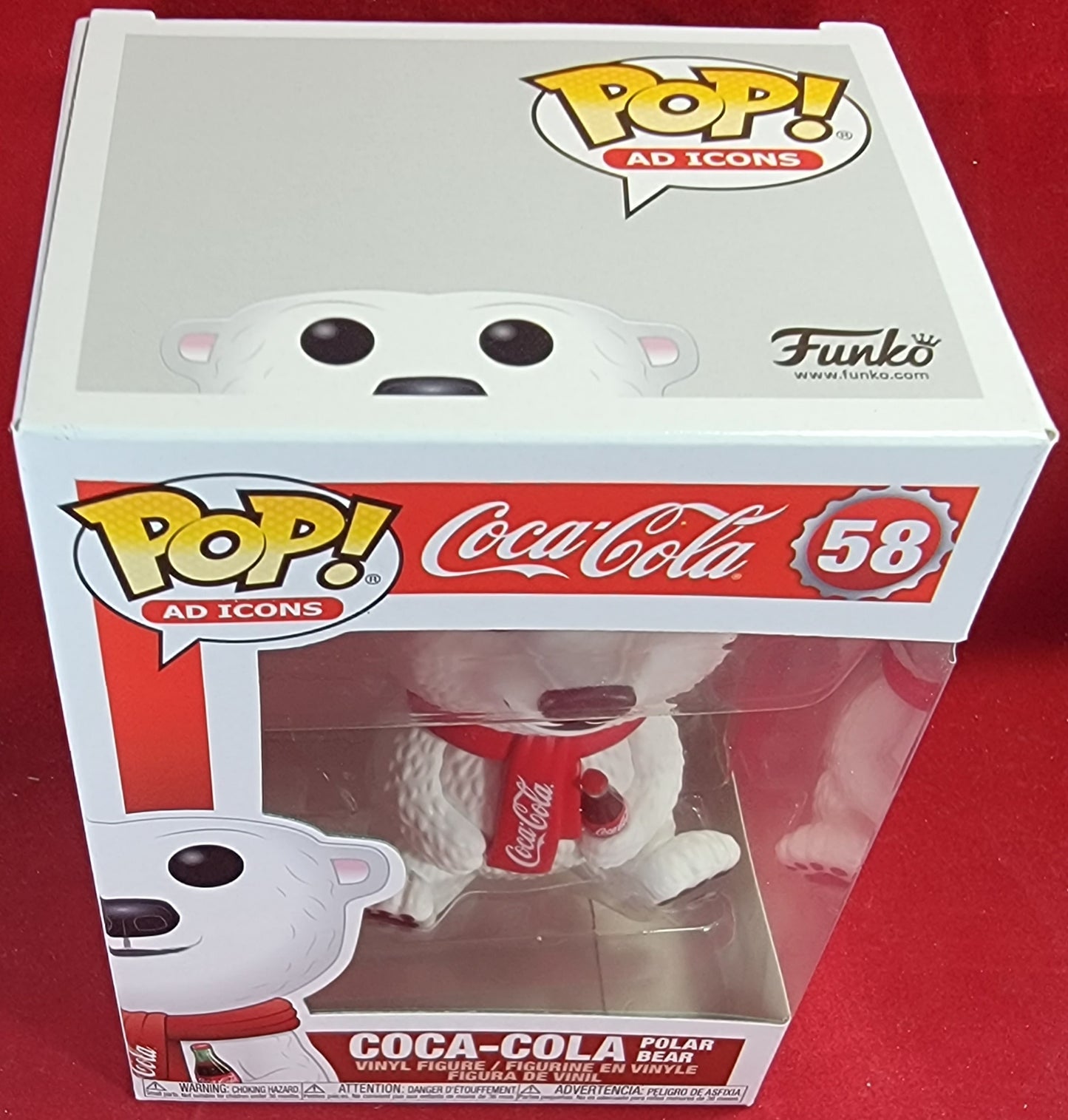 Coca-cola polar bear funko # 58 (nib)