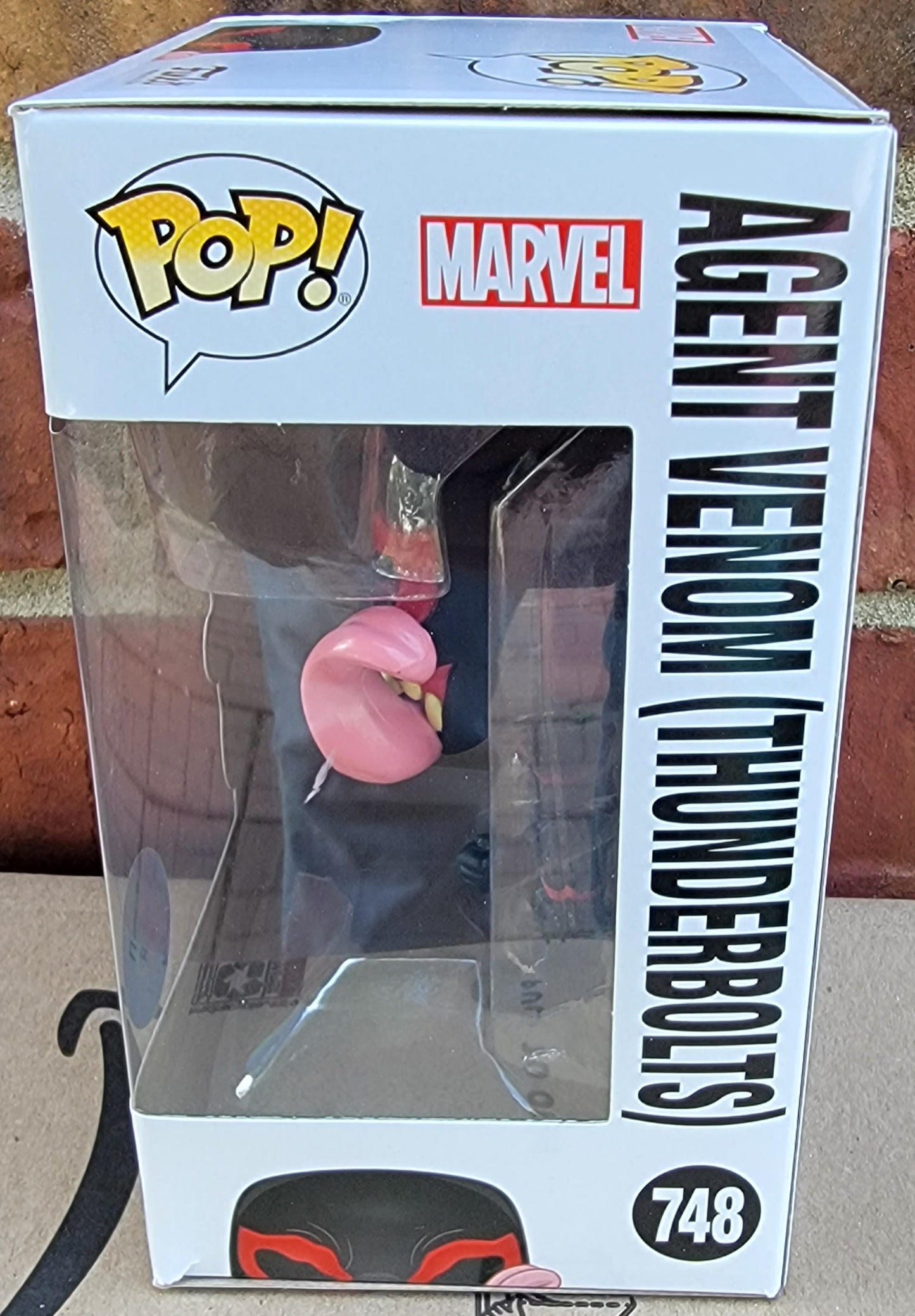 Agent venom (thunderbolts) pop in a box exclusive funko # 748 (nib)
