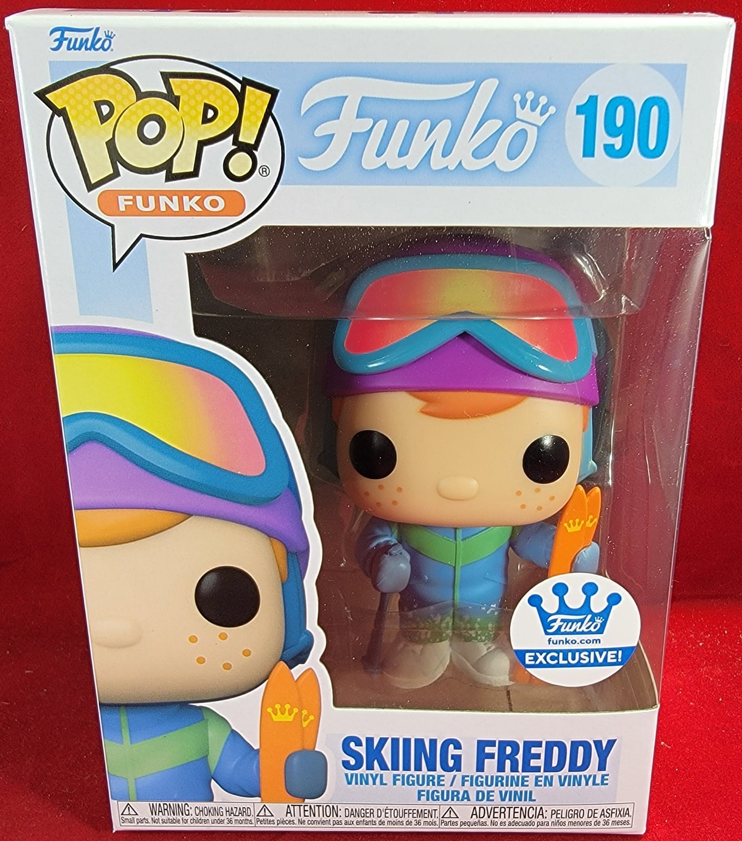 Skiing freddy funko exclusive # 190 (nib)