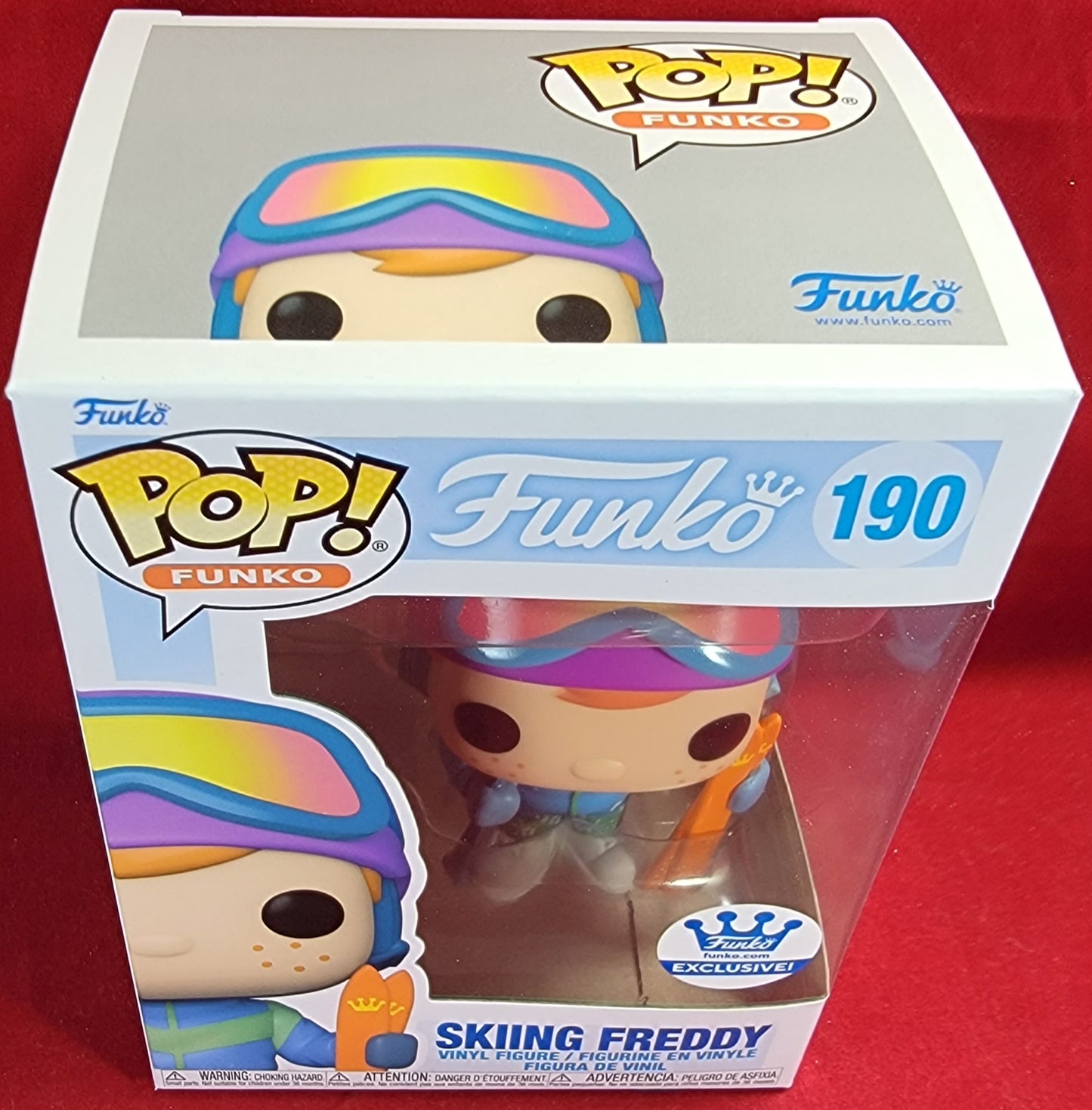 Skiing freddy funko exclusive # 190 (nib)
