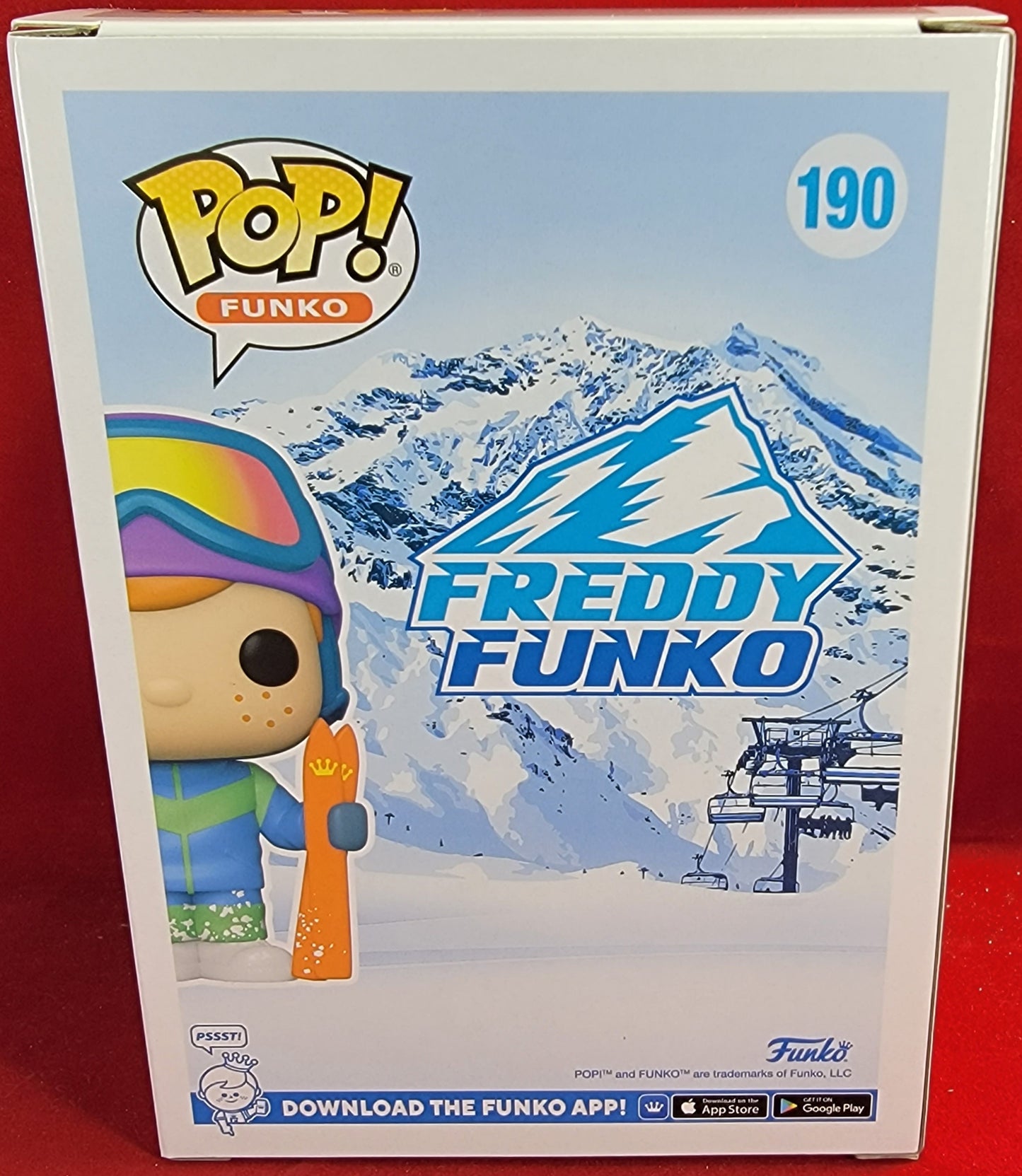 Skiing freddy funko exclusive # 190 (nib)