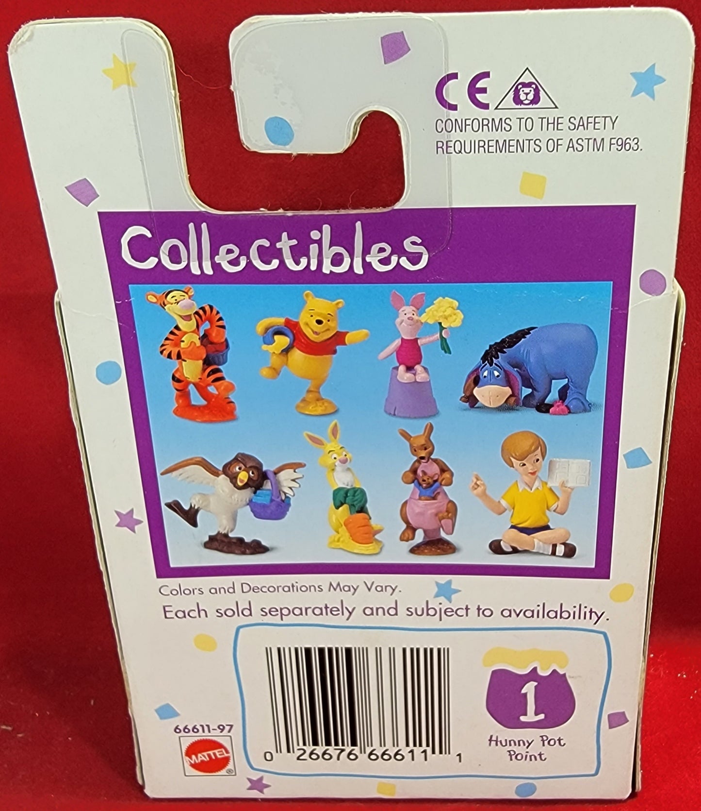 Pooh collectible kanga and roo figure (nib)