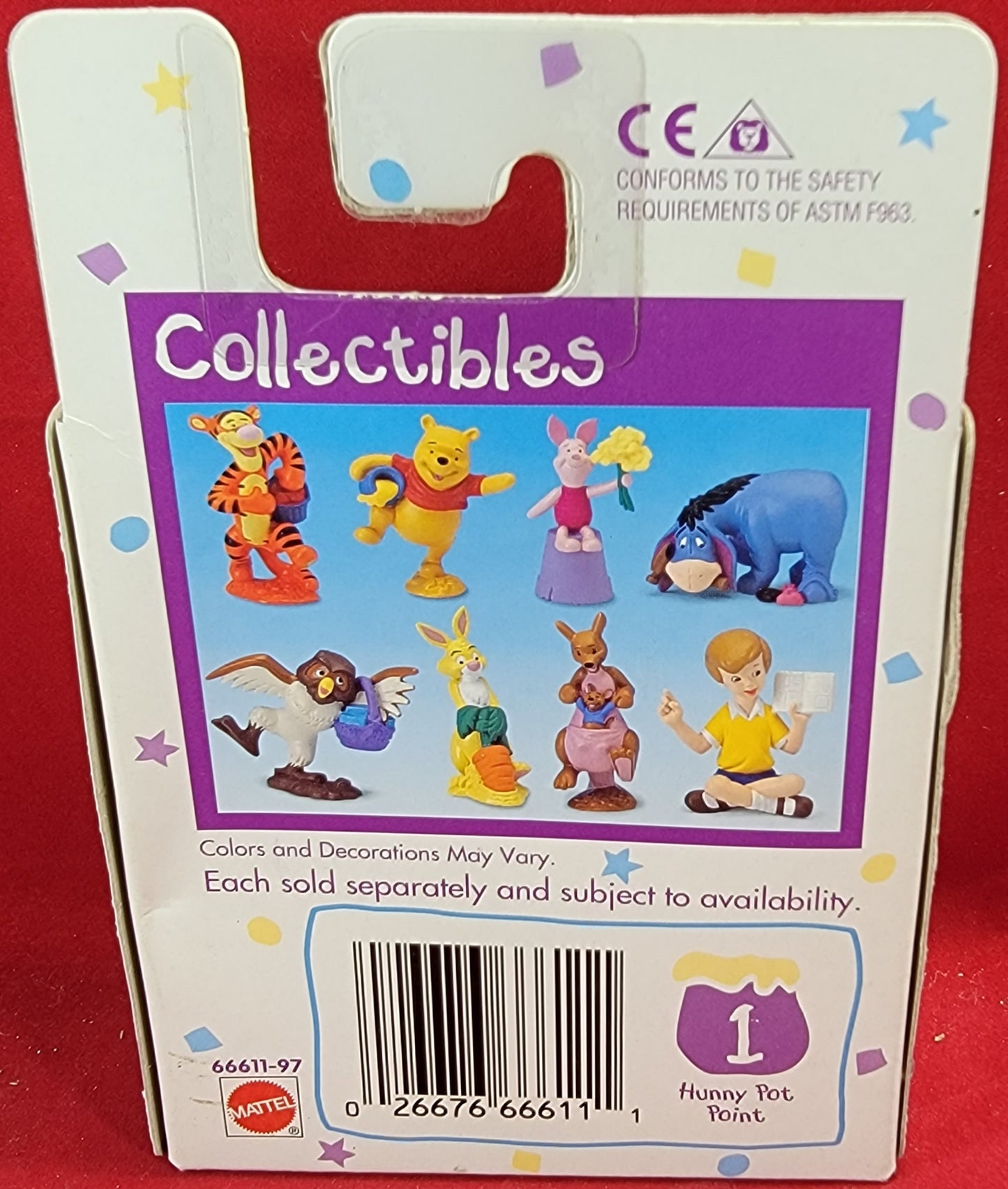 Pooh collectible piget figure (nib)