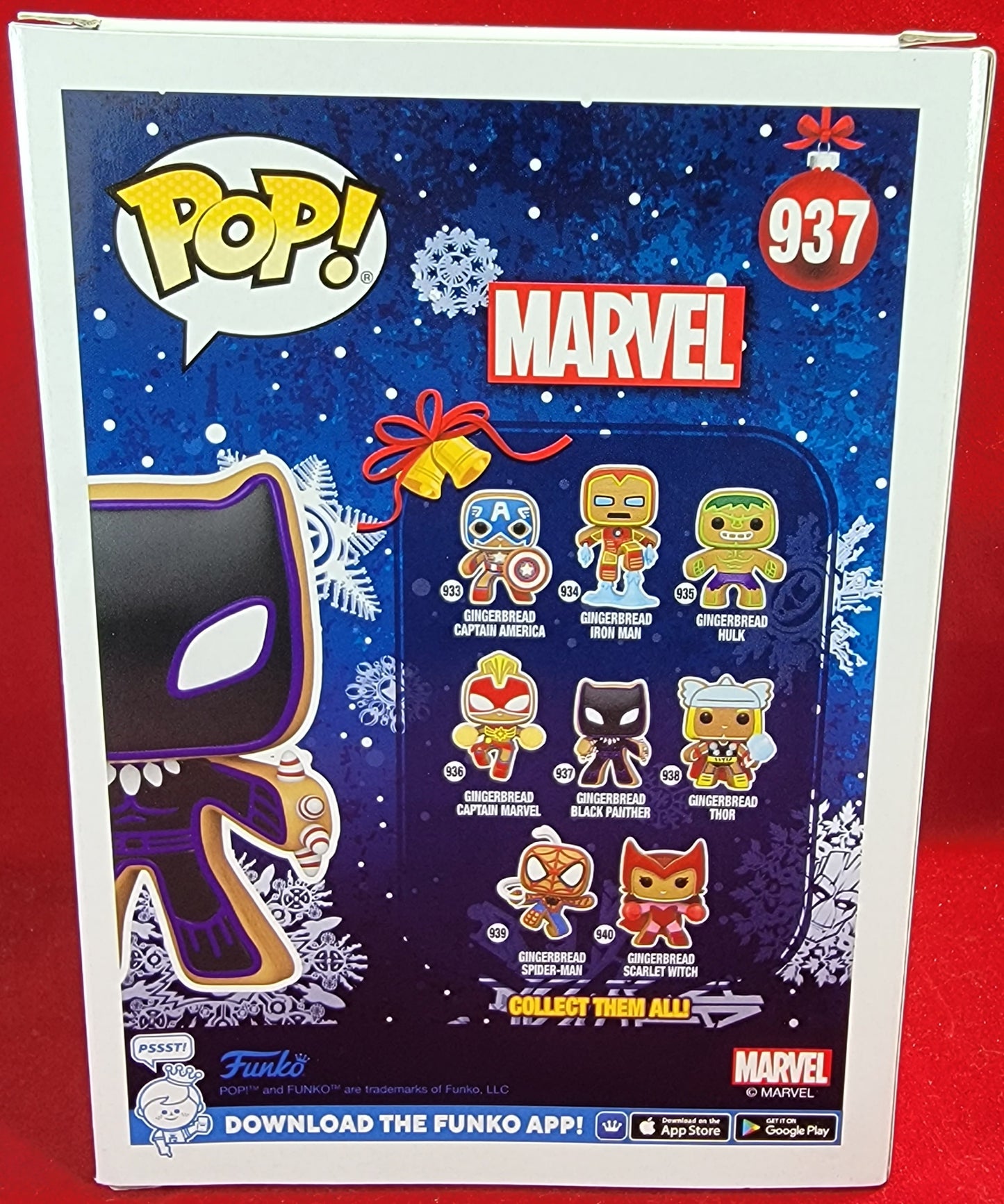 Gingerbread black panther funko # 937 (nib)
