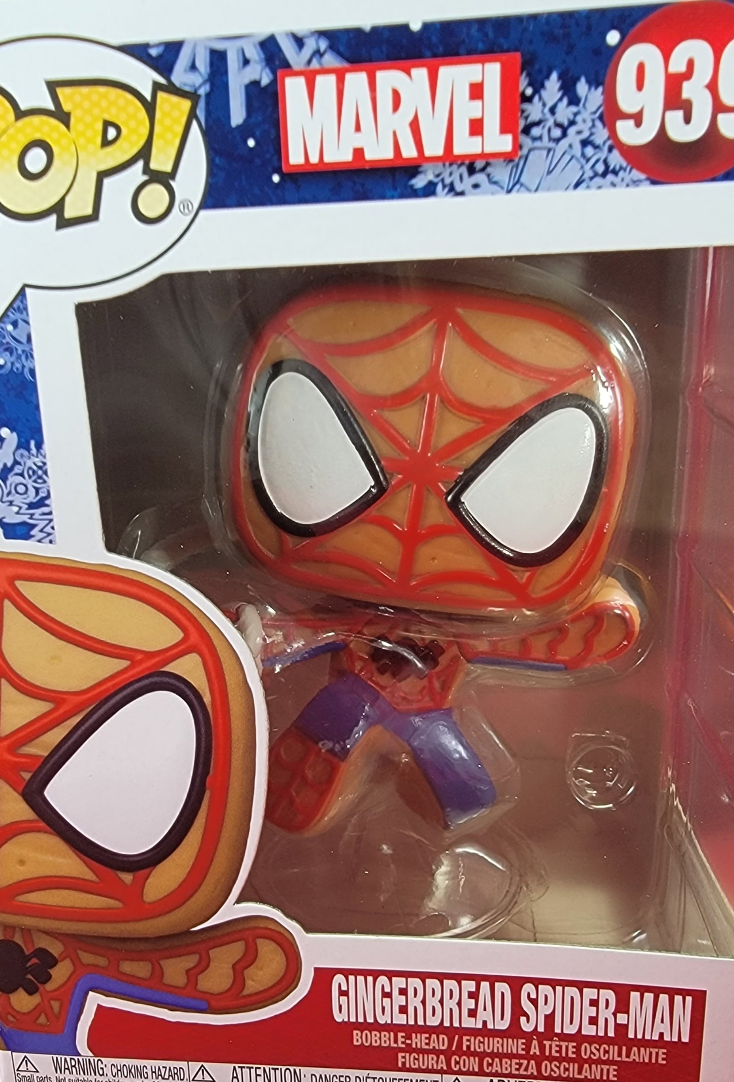 Gingerbread spider-man funko # 939 (nib)