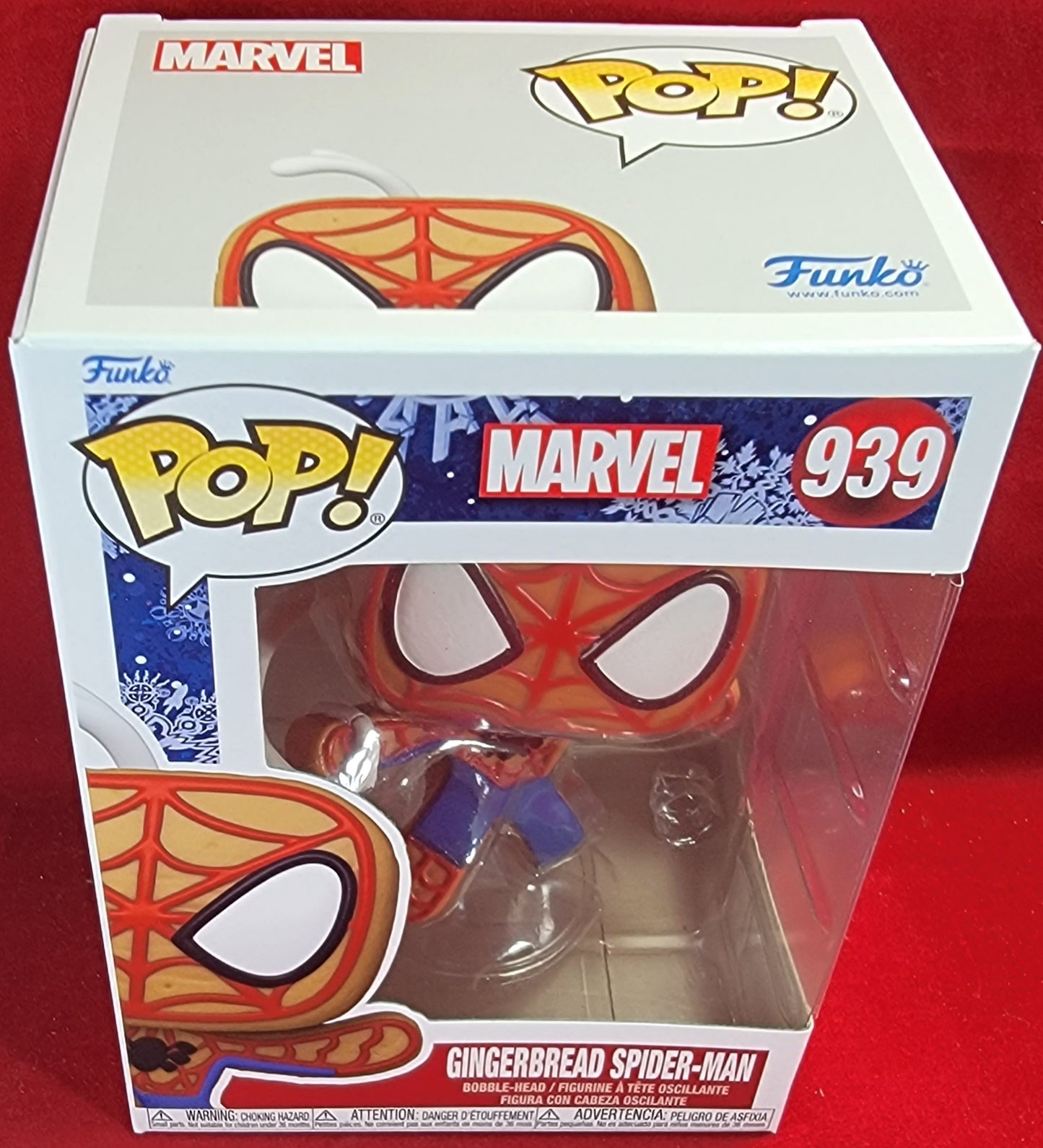 Gingerbread spider-man funko # 939 (nib)