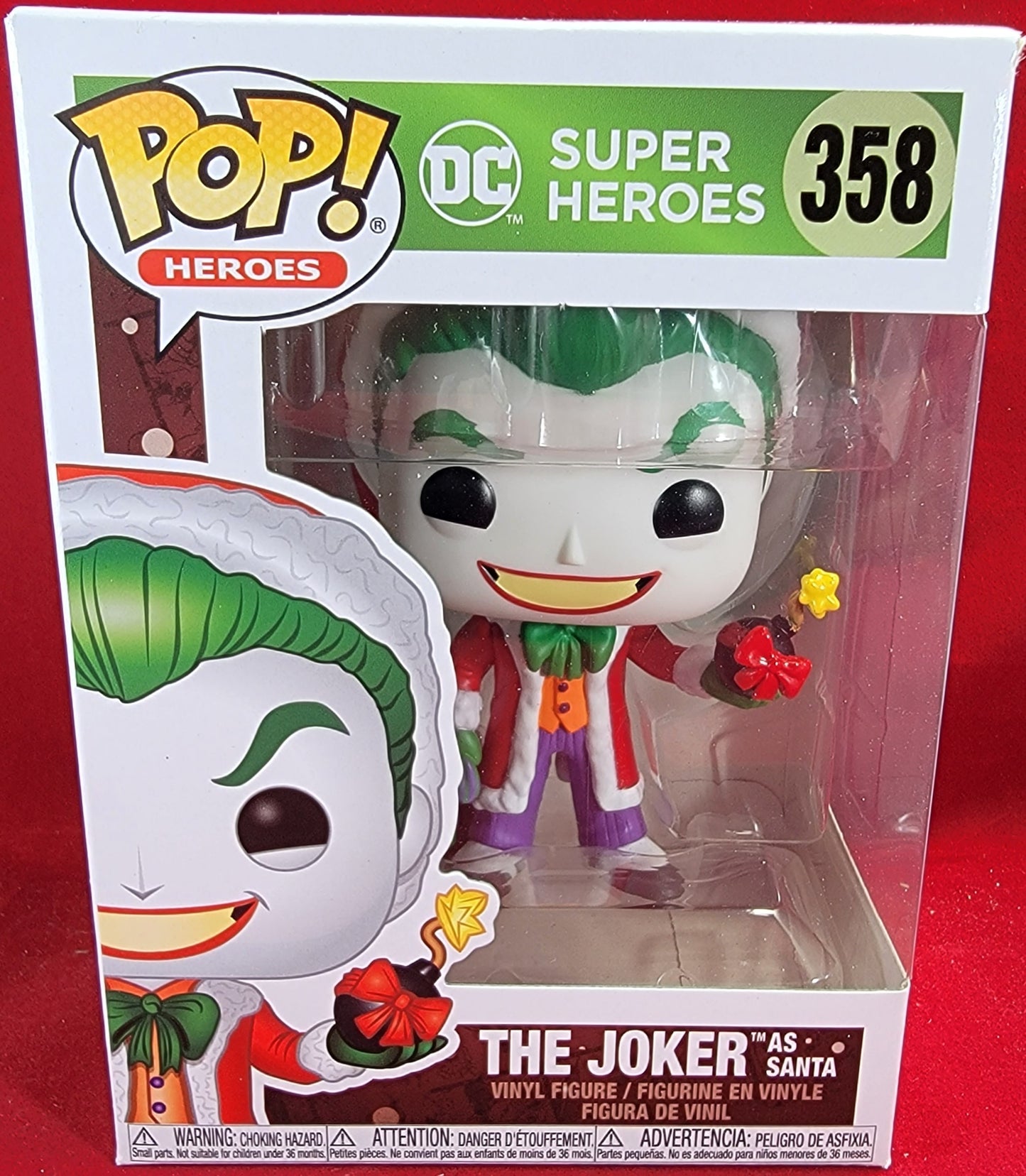The joker as santa funko # 358 (nib)
