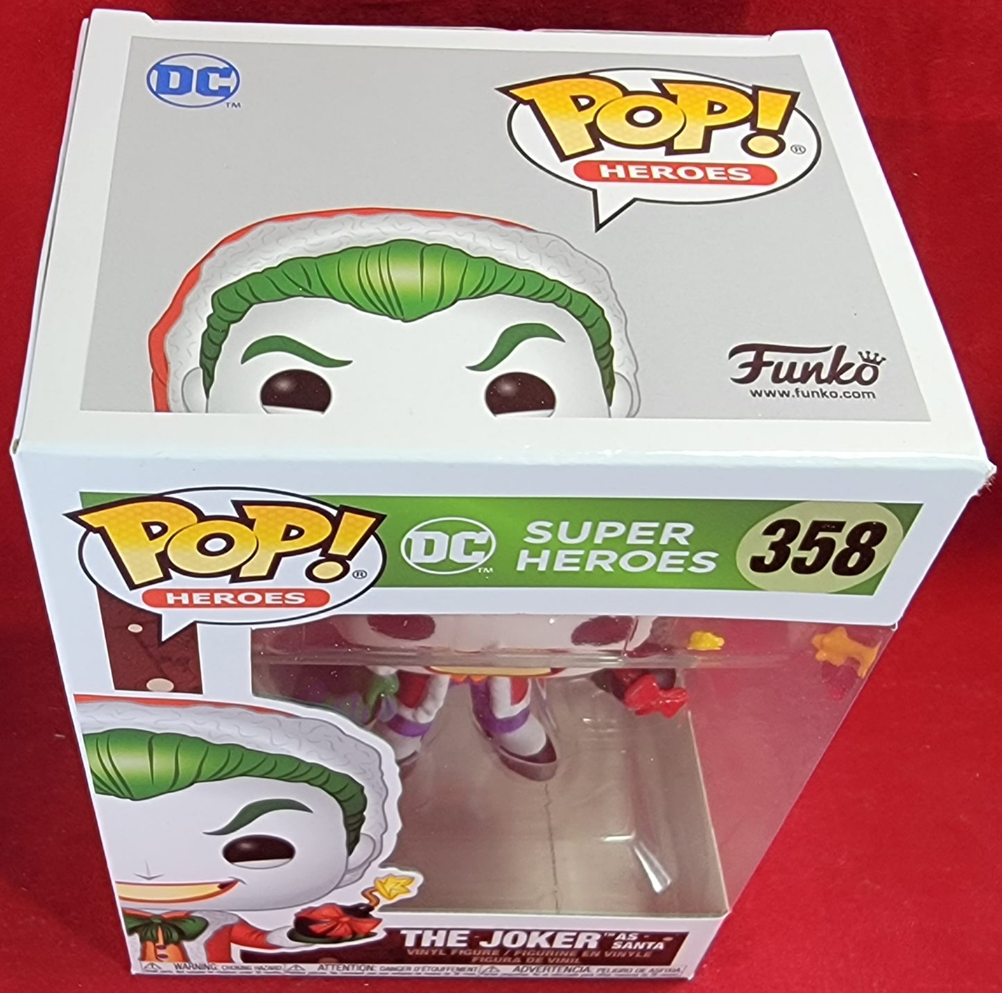 The joker as santa funko # 358 (nib)