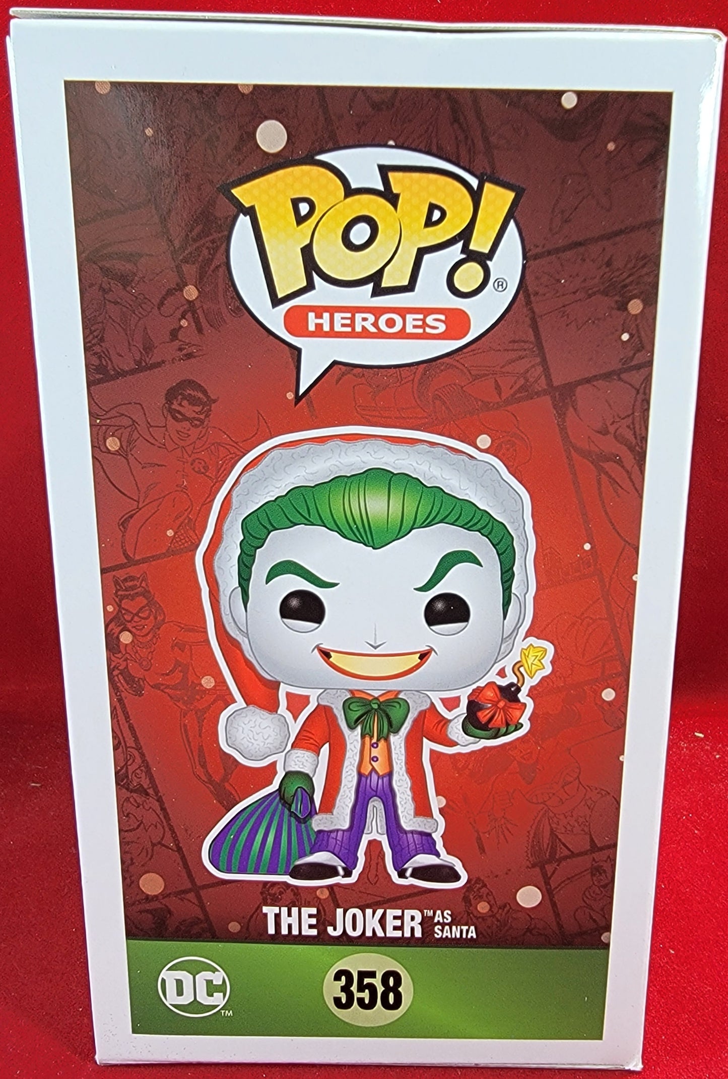 The joker as santa funko # 358 (nib)