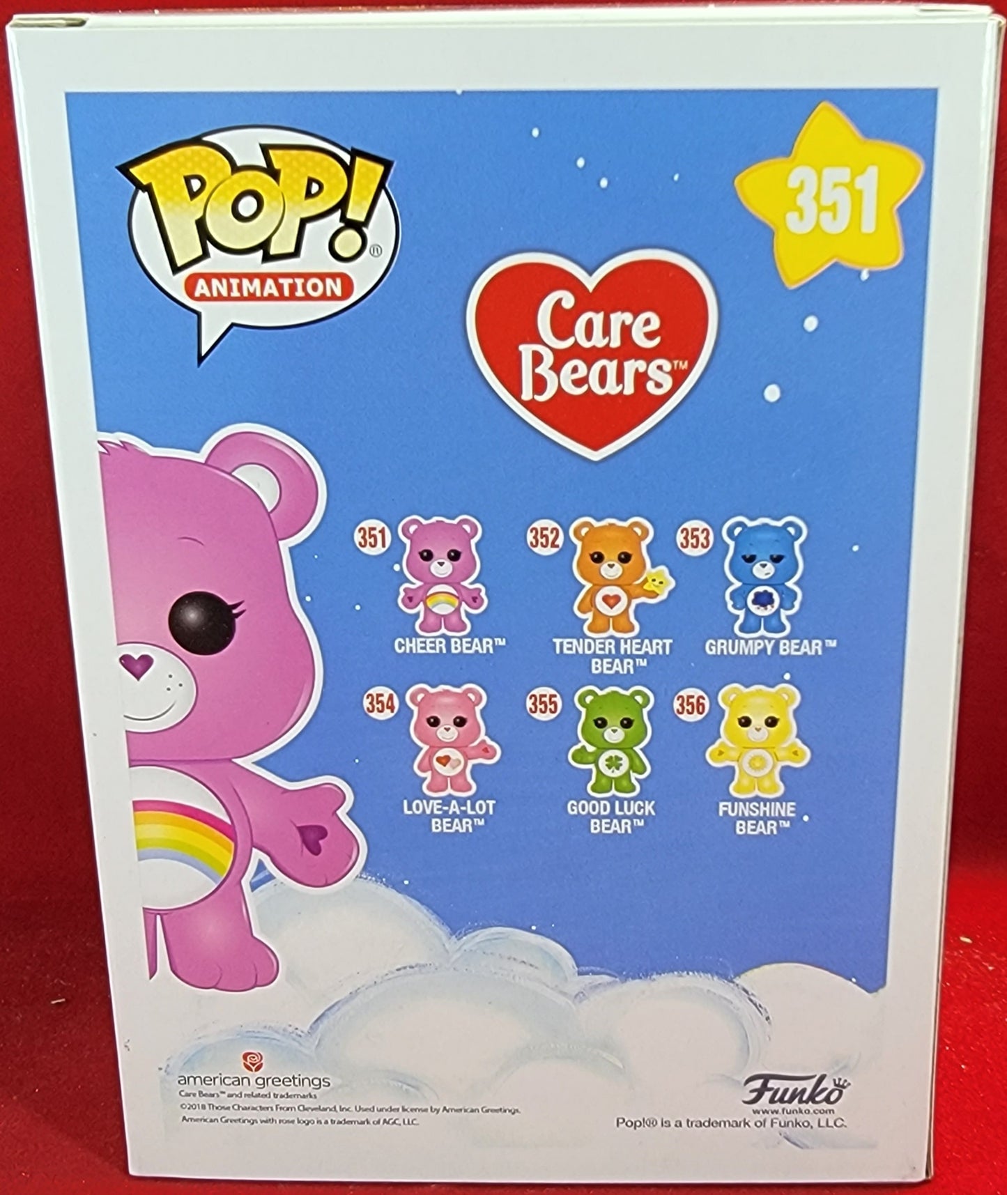 Cheer bear box lunch exclusive funko # 351 (nib)