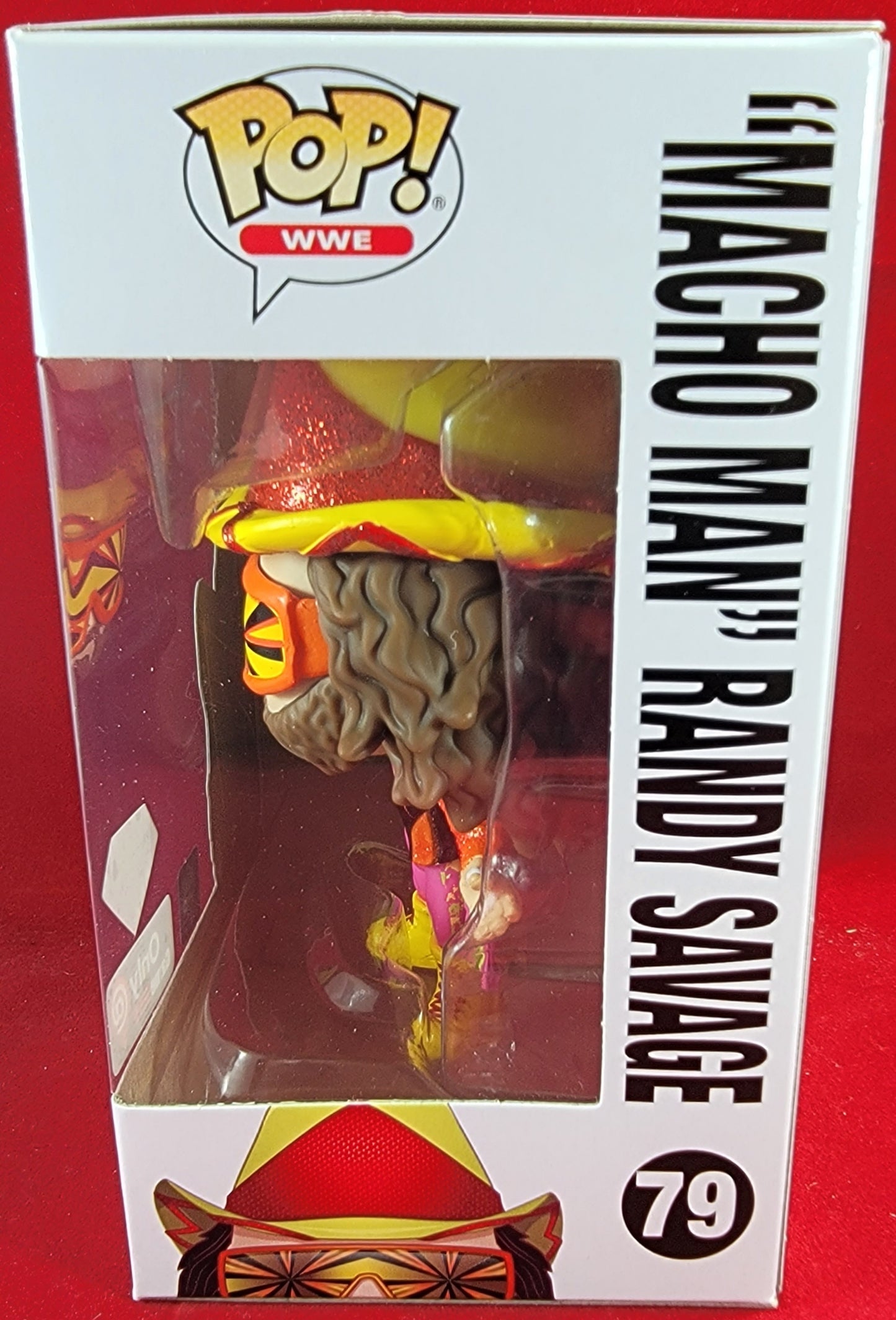 Macho man gamestop exclusive funko # 79 (nib)
brand new diamond exclusive randy savage. pop has the macho man in pink, green, red and yellow covered in glitter. pop has some lite scratches on the plastic and will be shipped in a compatible pop protector.