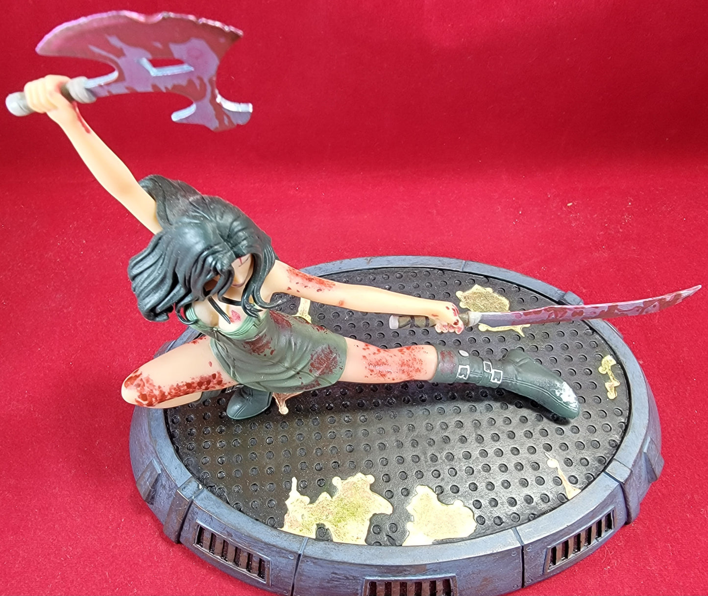 Brand new river Tam statue (nib)
big Damm heroes river tam hand-painted resin Maquette by Mohammad f Hague 0695 / 1500. statue base 7×4 inches with statue overall height almost 6 inches.
