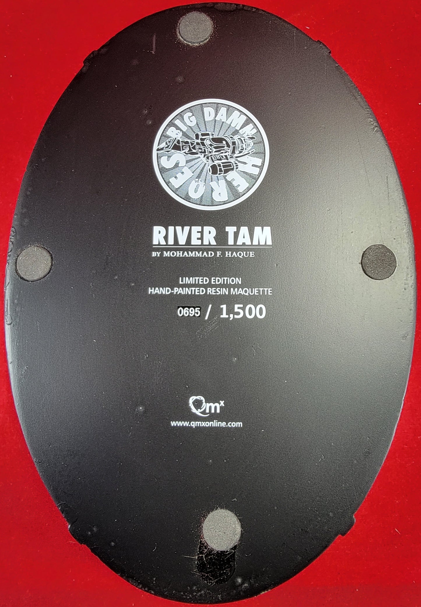 Brand new river Tam statue (nib)
big Damm heroes river tam hand-painted resin Maquette by Mohammad f Hague 0695 / 1500. statue base 7×4 inches with statue overall height almost 6 inches.