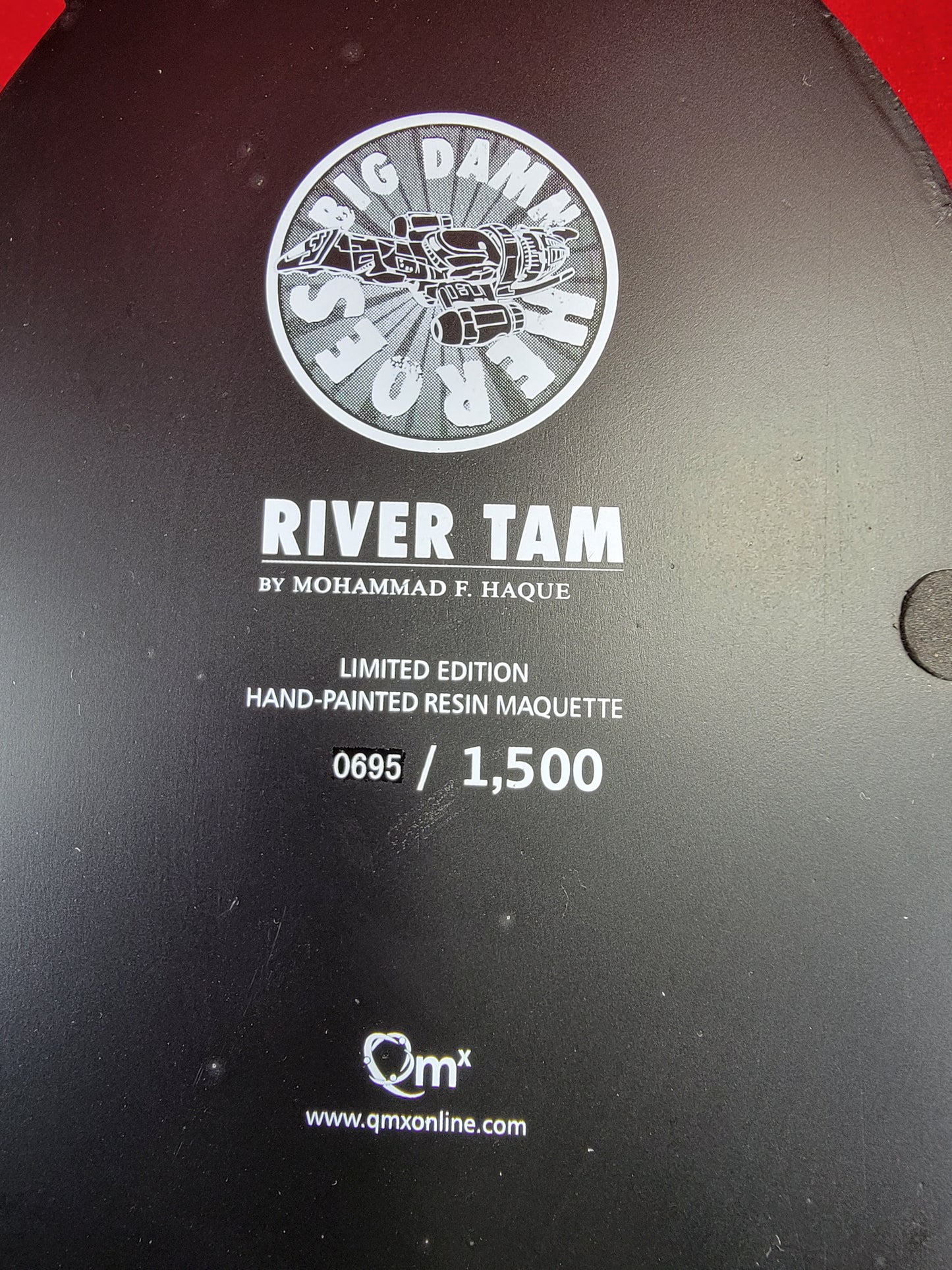 Brand new river Tam statue (nib)
big Damm heroes river tam hand-painted resin Maquette by Mohammad f Hague 0695 / 1500. statue base 7×4 inches with statue overall height almost 6 inches.