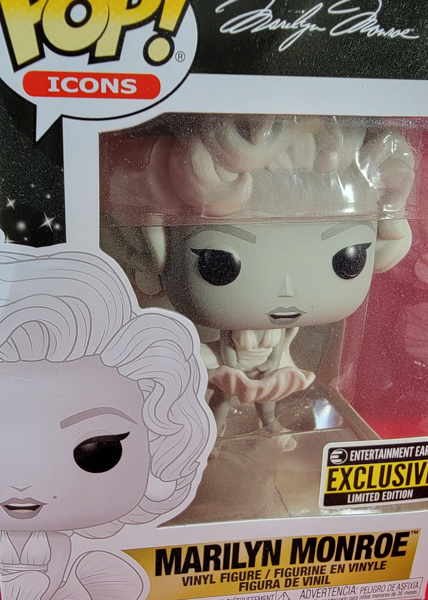 Marilyn Monroe entertainment earth exclusive funko # 24 (nib)