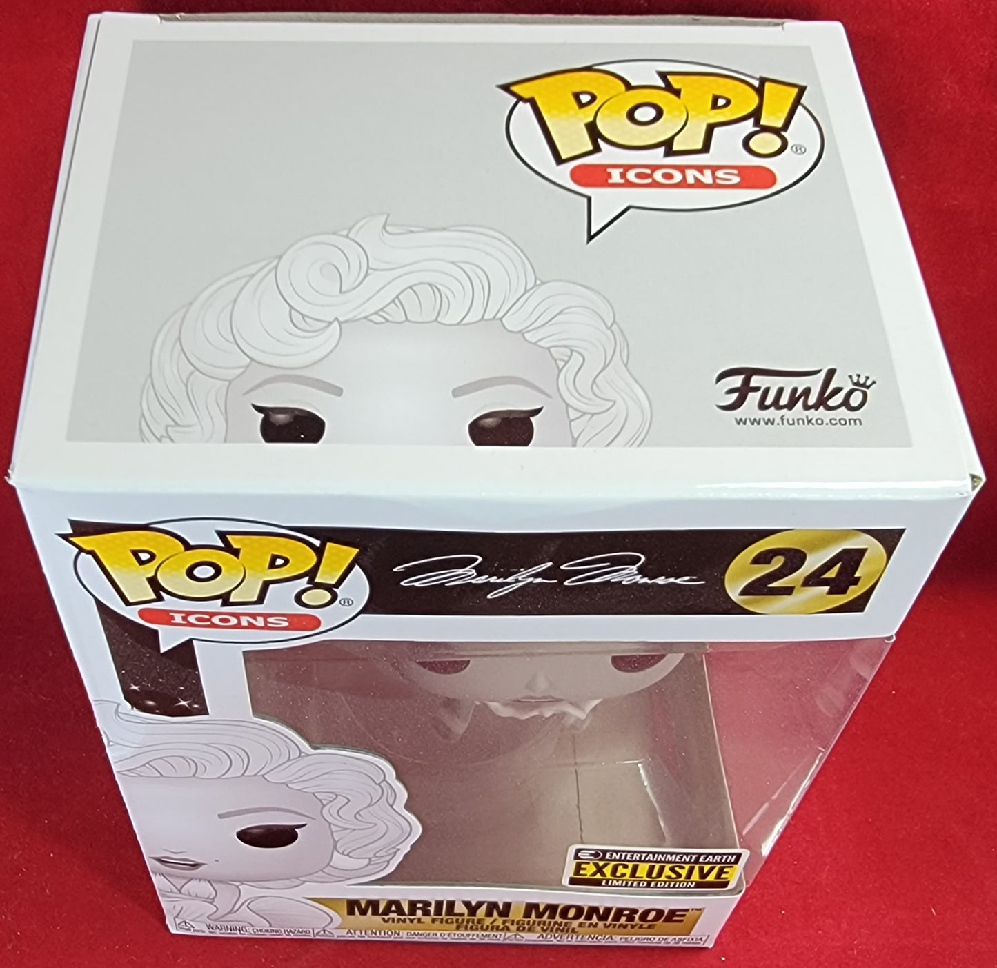 Marilyn Monroe entertainment earth exclusive funko # 24 (nib)