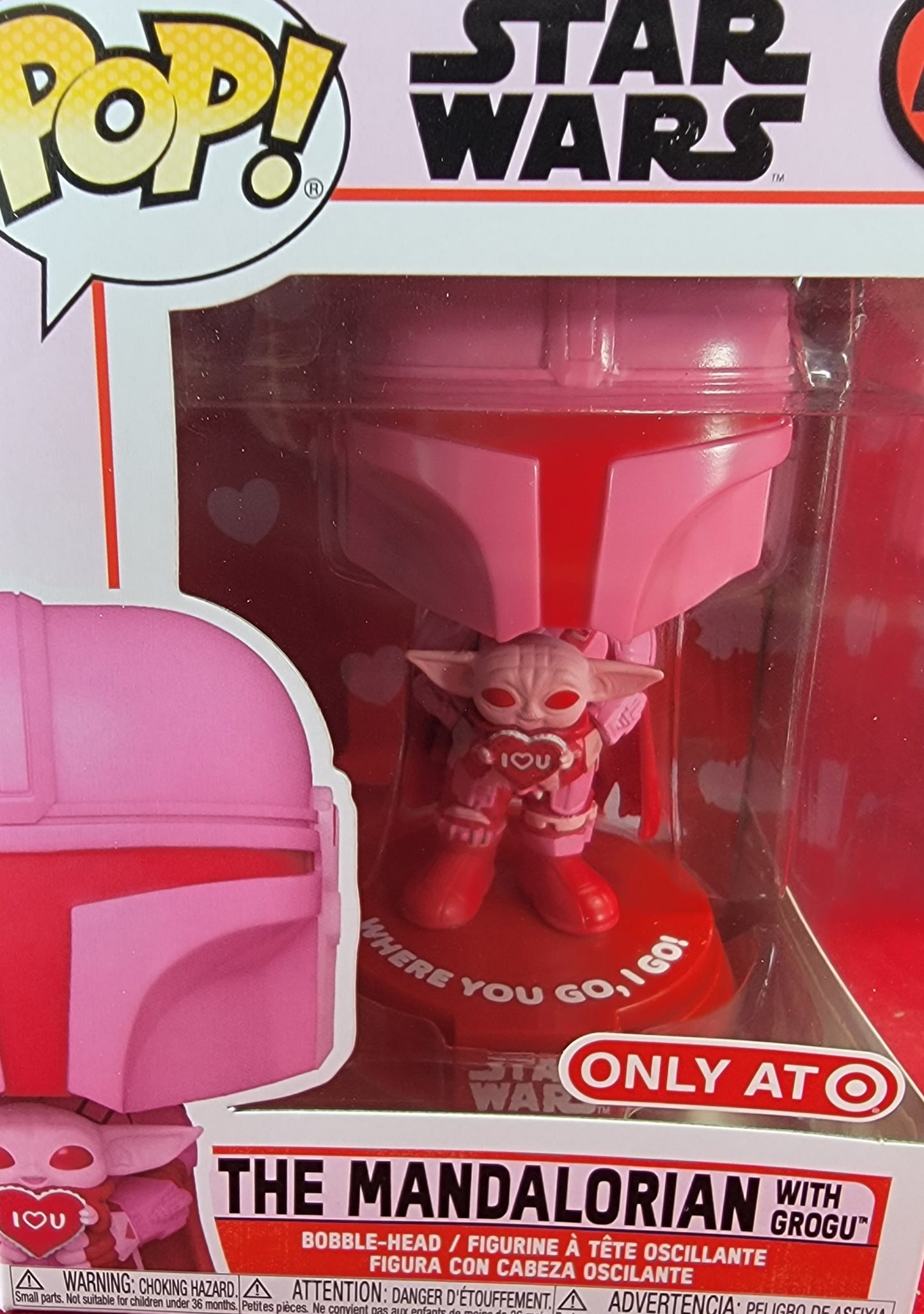 The mandalorian with grogu target exclusive funko # 498 (nib)