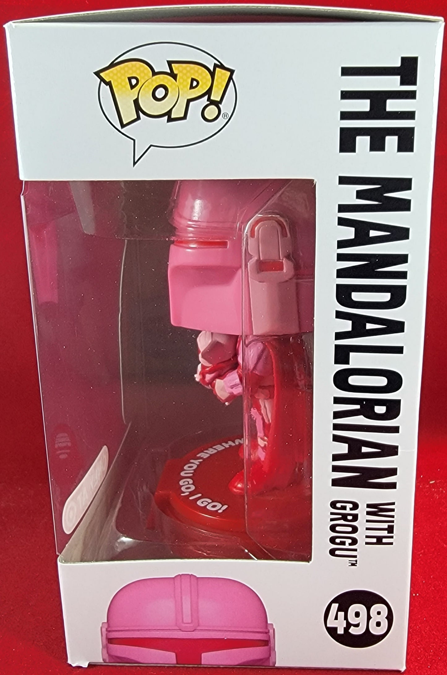 The mandalorian with grogu target exclusive funko # 498 (nib)