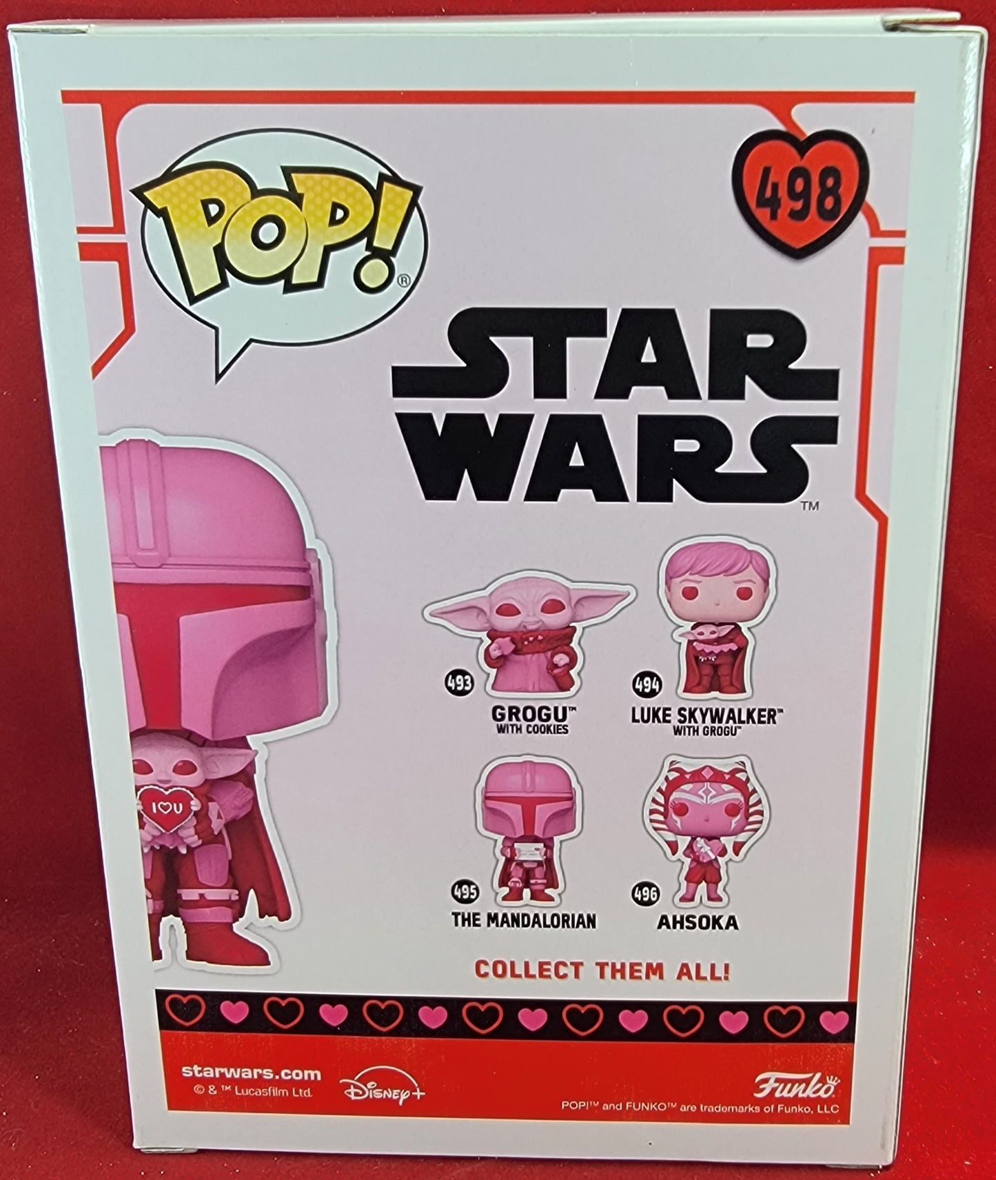 The mandalorian with grogu target exclusive funko # 498 (nib)