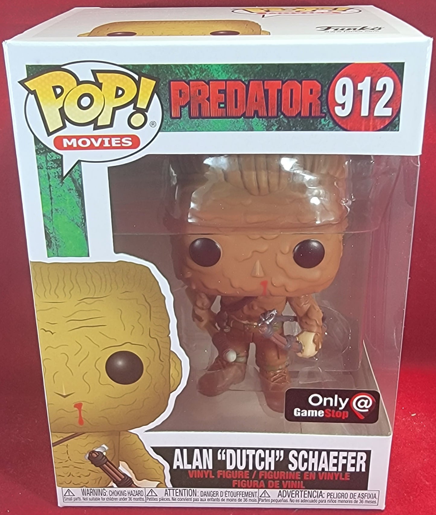 Alan "dutch" Schaefer gamestop exclusive funko # 912 (nib)