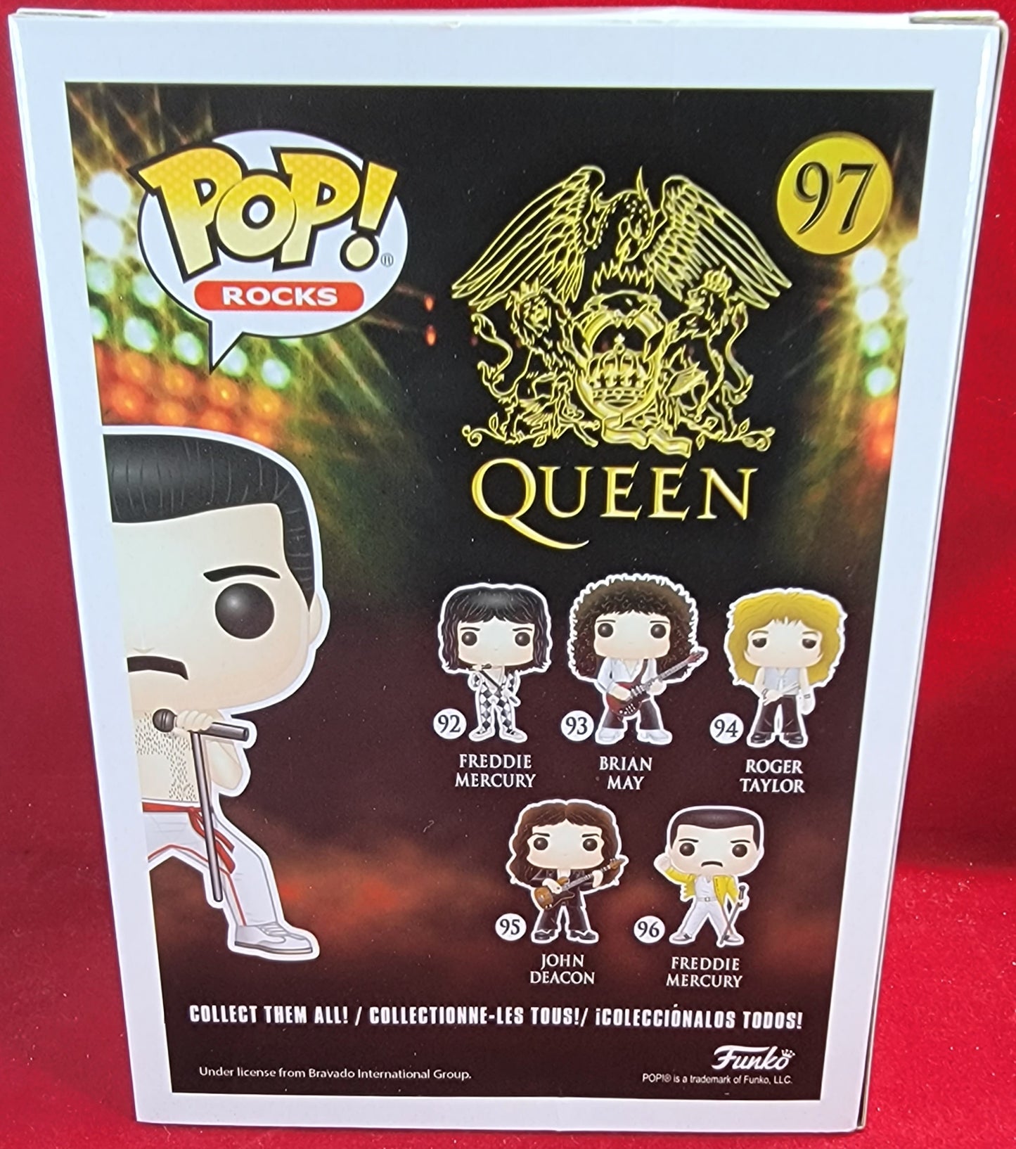 Freddie mercury fye exclusive funko # 97 (nib)