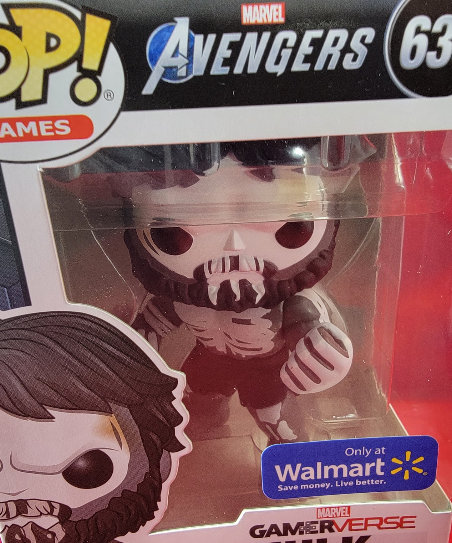 Hulk walmart exclusive funko # 635 (nib)
brand new gamerverse black and white hulk. pop has hulk with a beard painted like a skeleton. pop is near perfect and will be shipped in a compatible pop protector.