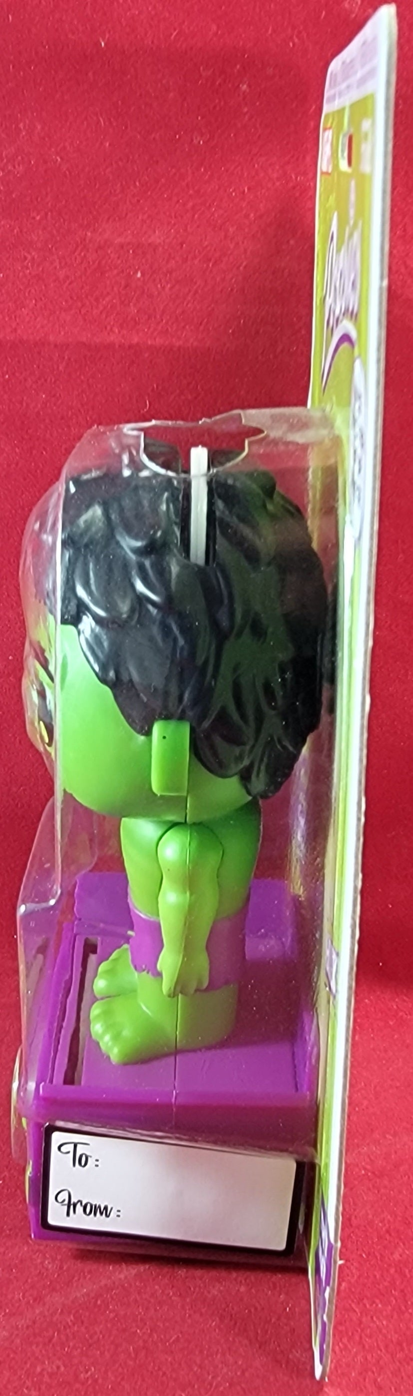 Hulk popsies 2022 (nib)
brand new Marvel popsie. popsie is 5 inches tall and 6 inches when the sign is extended. sign saids "I think you're smashing". package is sealed with only slight imperfections.