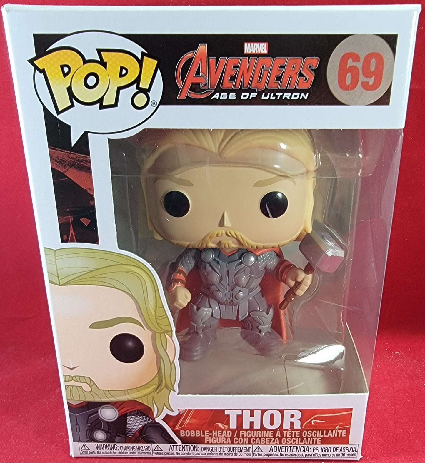 Thor funko # 69 (nib)
brand new 2015 thor funko. thor avengers age of ultron. pop has a few lite scuffs on the plastic and will be shipped in a compatible pop protector.