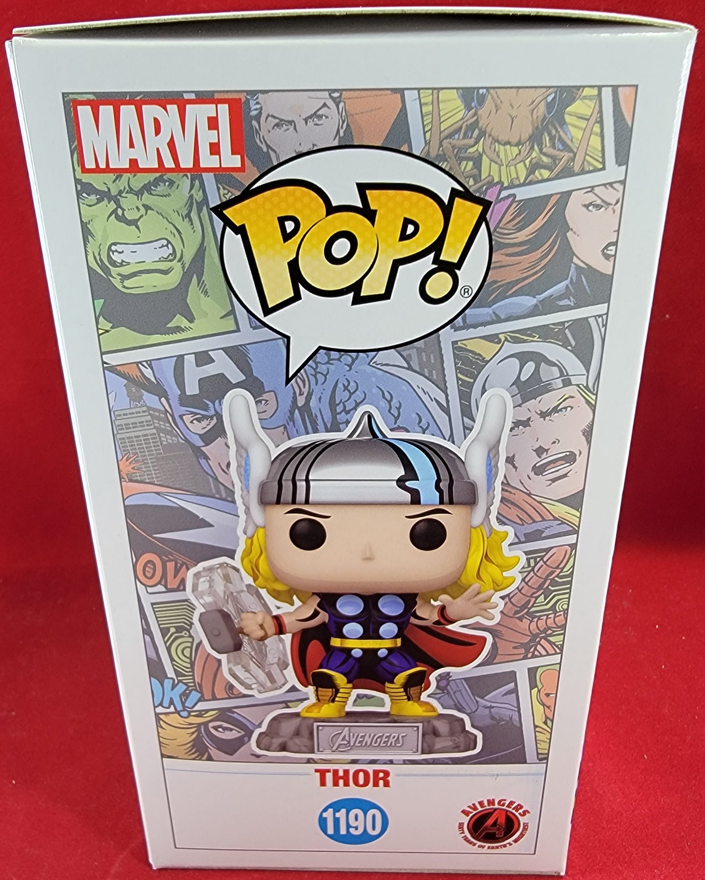 Thor amazon Exclusive funko # 1190 (nib)
brand new Marvel avengers beyond earth's mightiest. pop has thor and pin in comic book form. pop is in near perfect condition and will be shipped in a compatible pop protector.