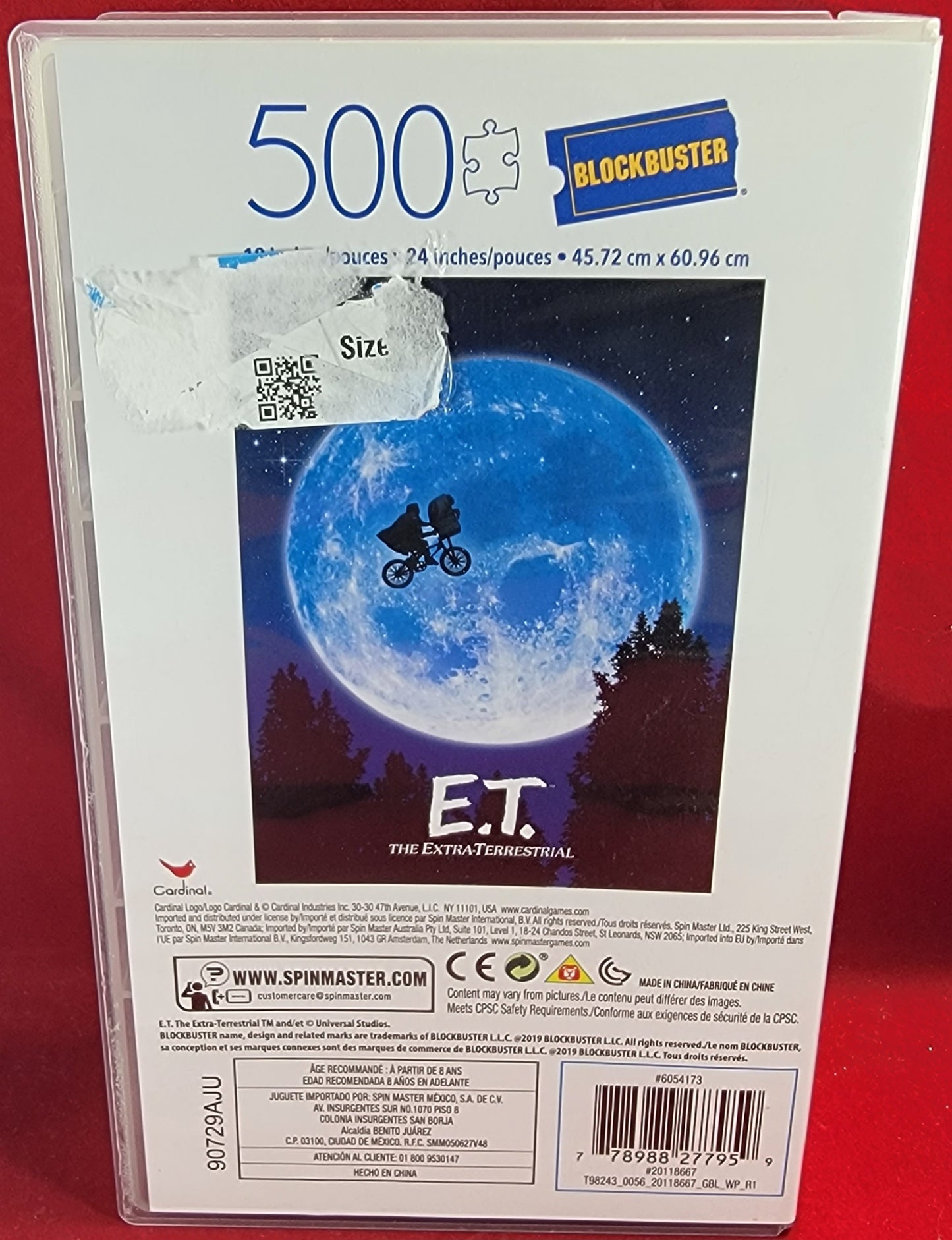 E.t. the extra-terrestrial 500 piece puzzle (nib)